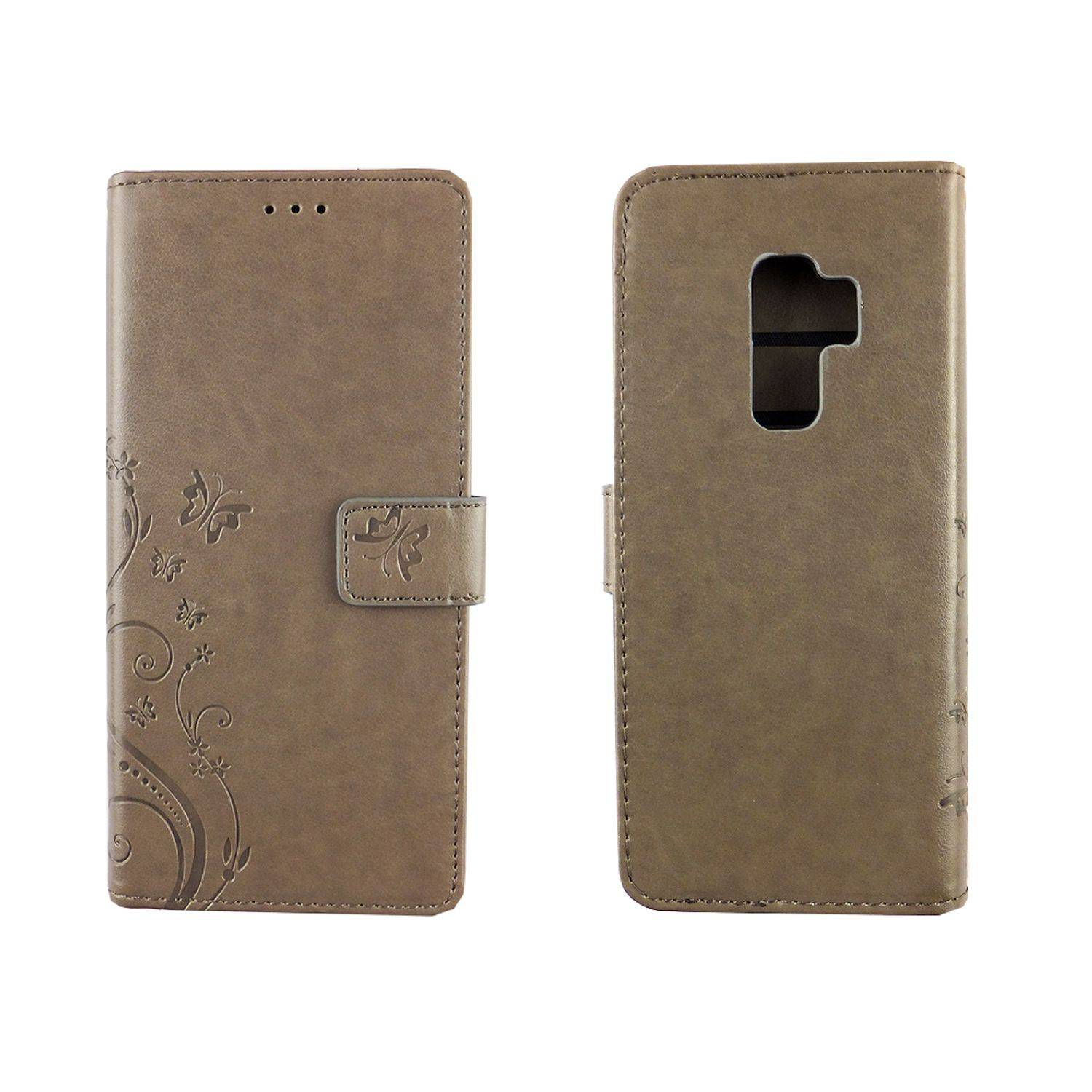 Samsung Galaxy S9 Plus Handyhülle Bookcover Grau