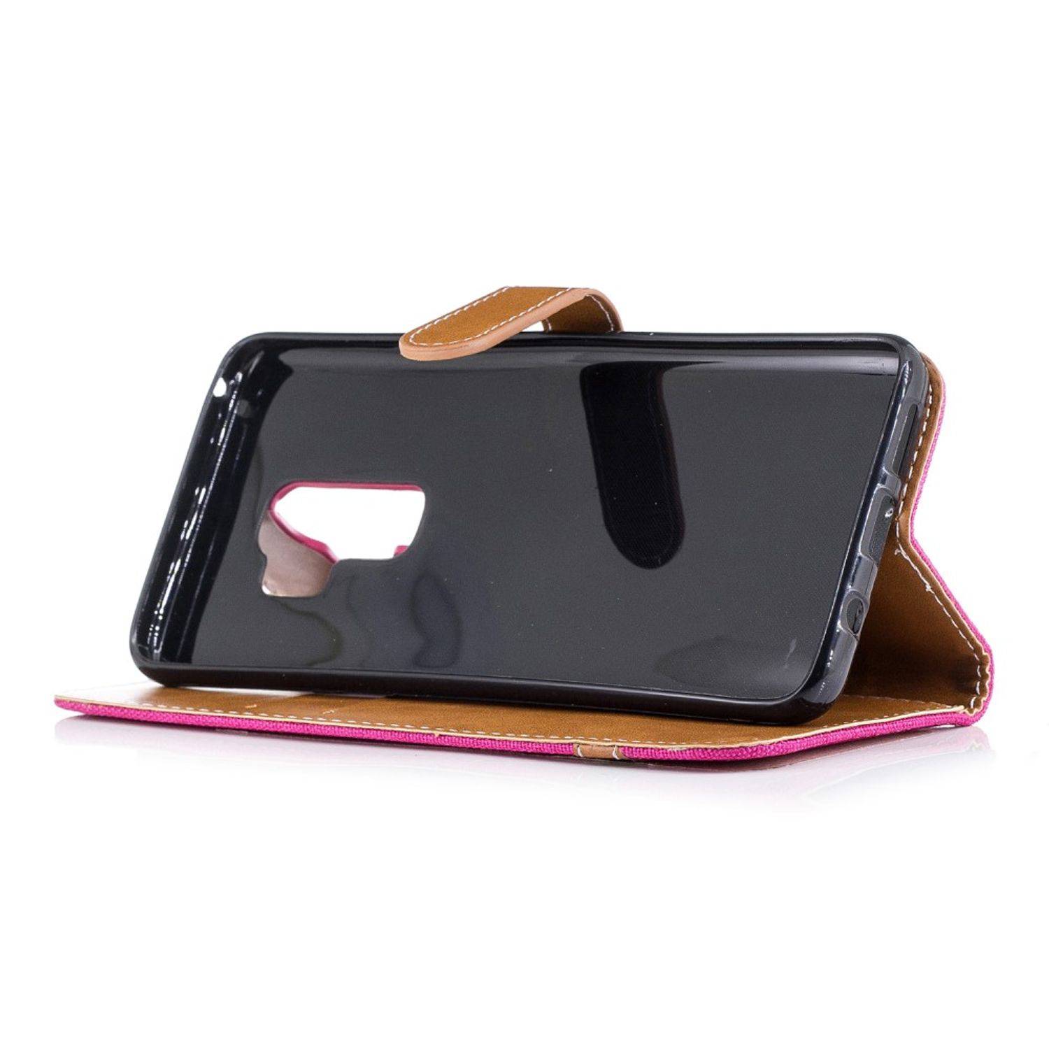 Samsung Galaxy S9 Plus Handyhülle Bookcover Rosa