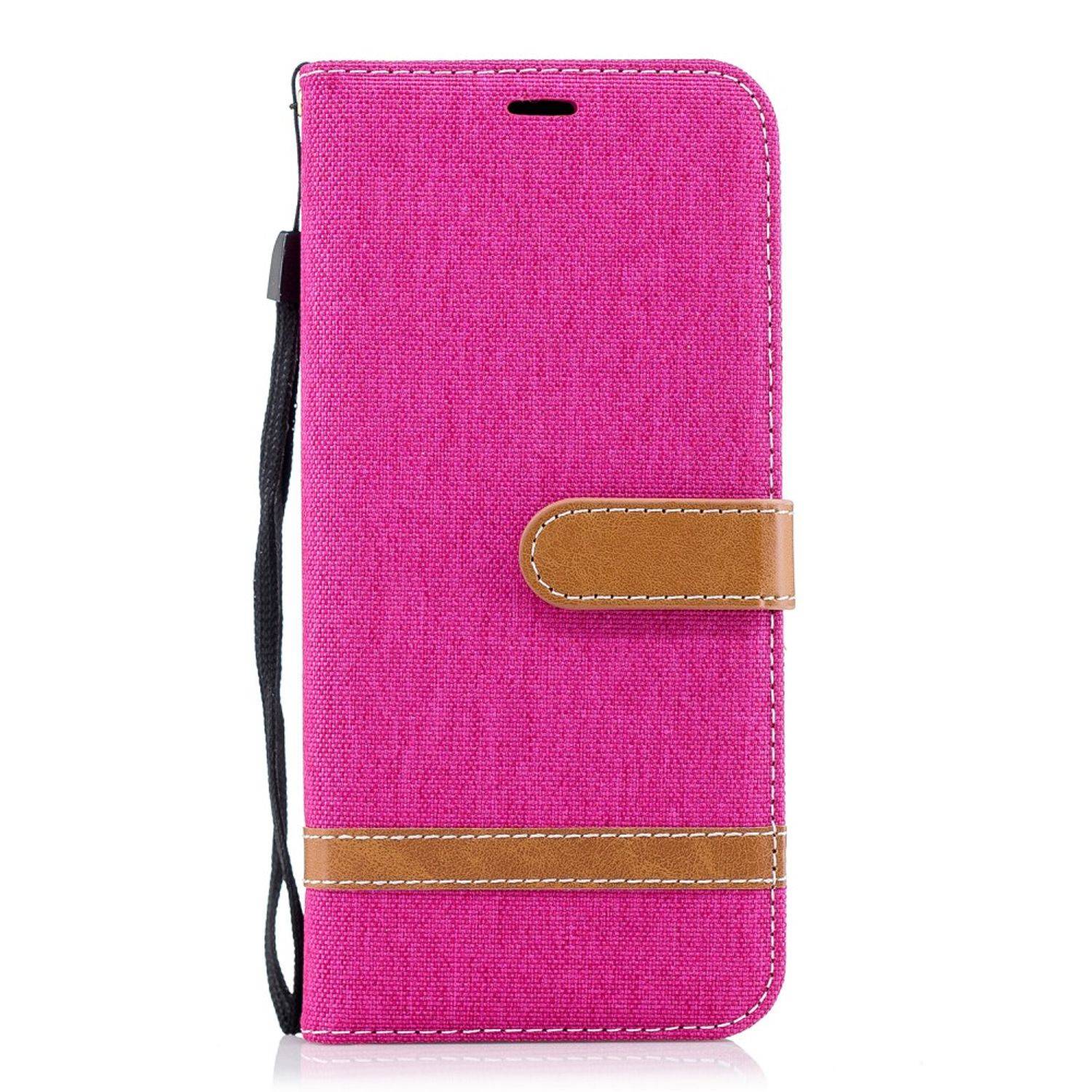 Samsung Galaxy S9 Plus Handyhülle Bookcover Rosa