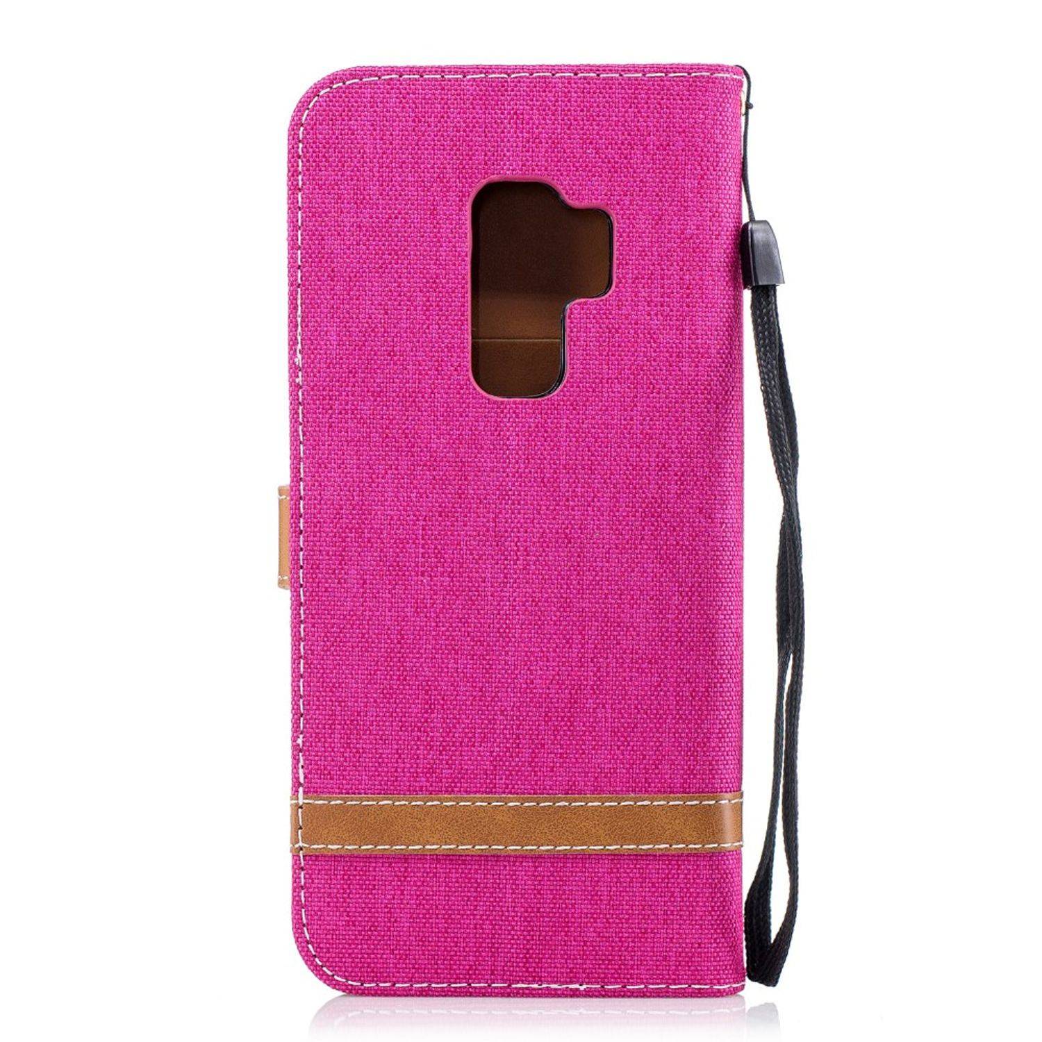 Samsung Galaxy S9 Plus Handyhülle Bookcover Rosa