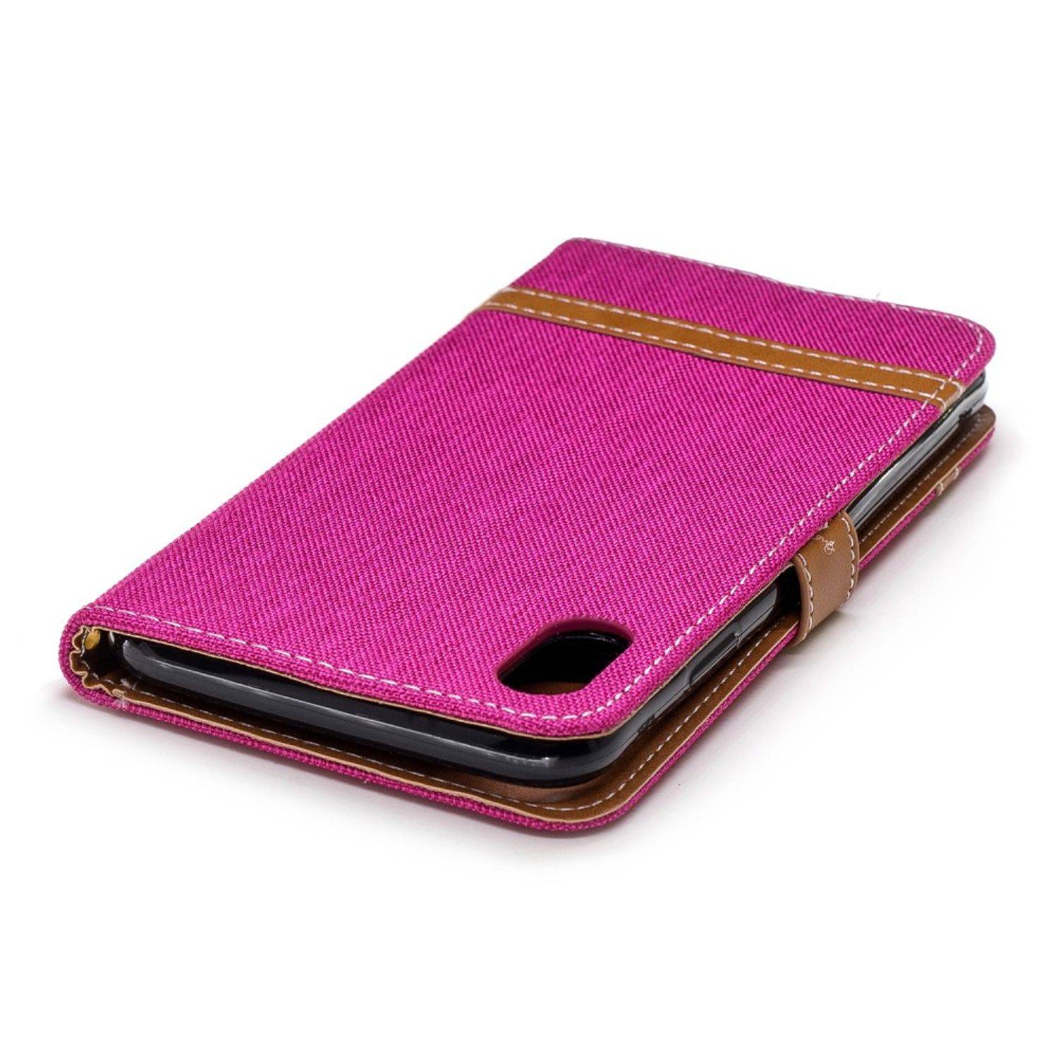 Apple iPhone XS Max Handyhülle Bookcover Rosa