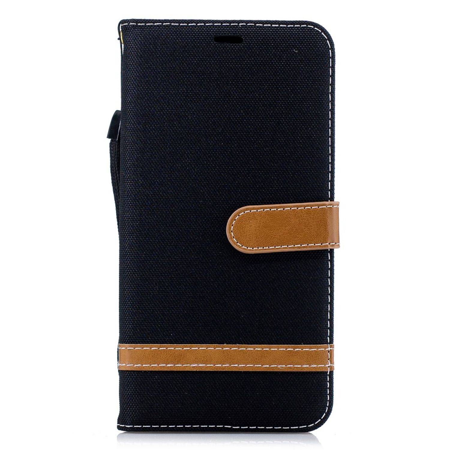 Apple iPhone XS Max Handyhülle Bookcover Schwarz