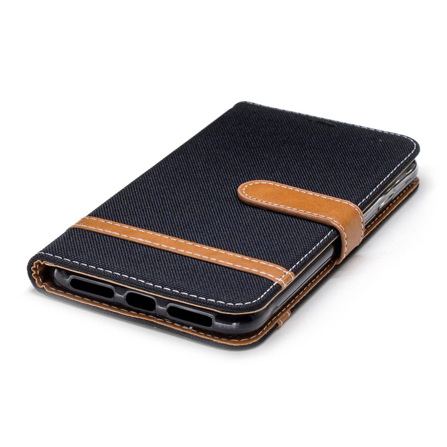Apple iPhone XS Max Handyhülle Bookcover Schwarz