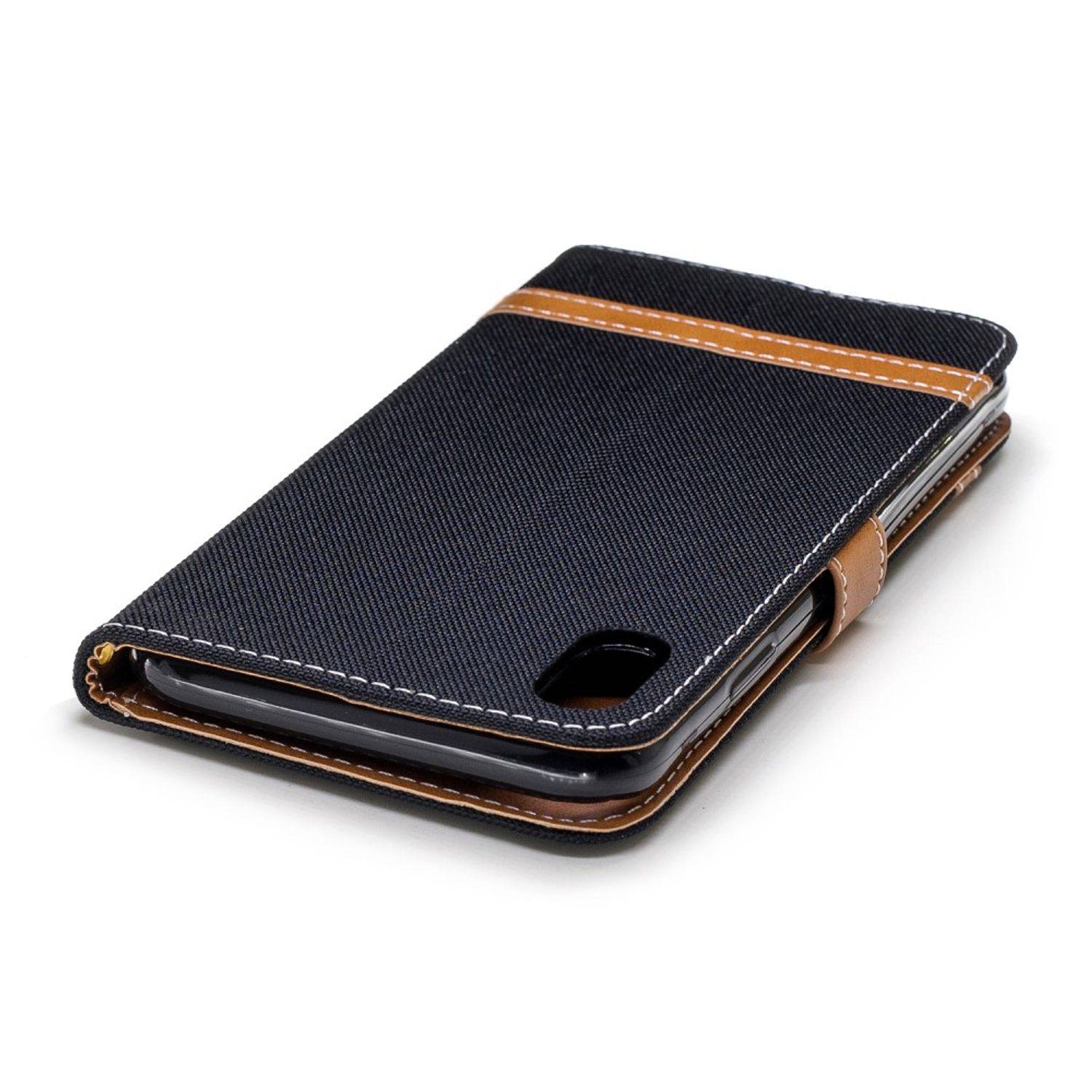Apple iPhone XS Max Handyhülle Bookcover Schwarz