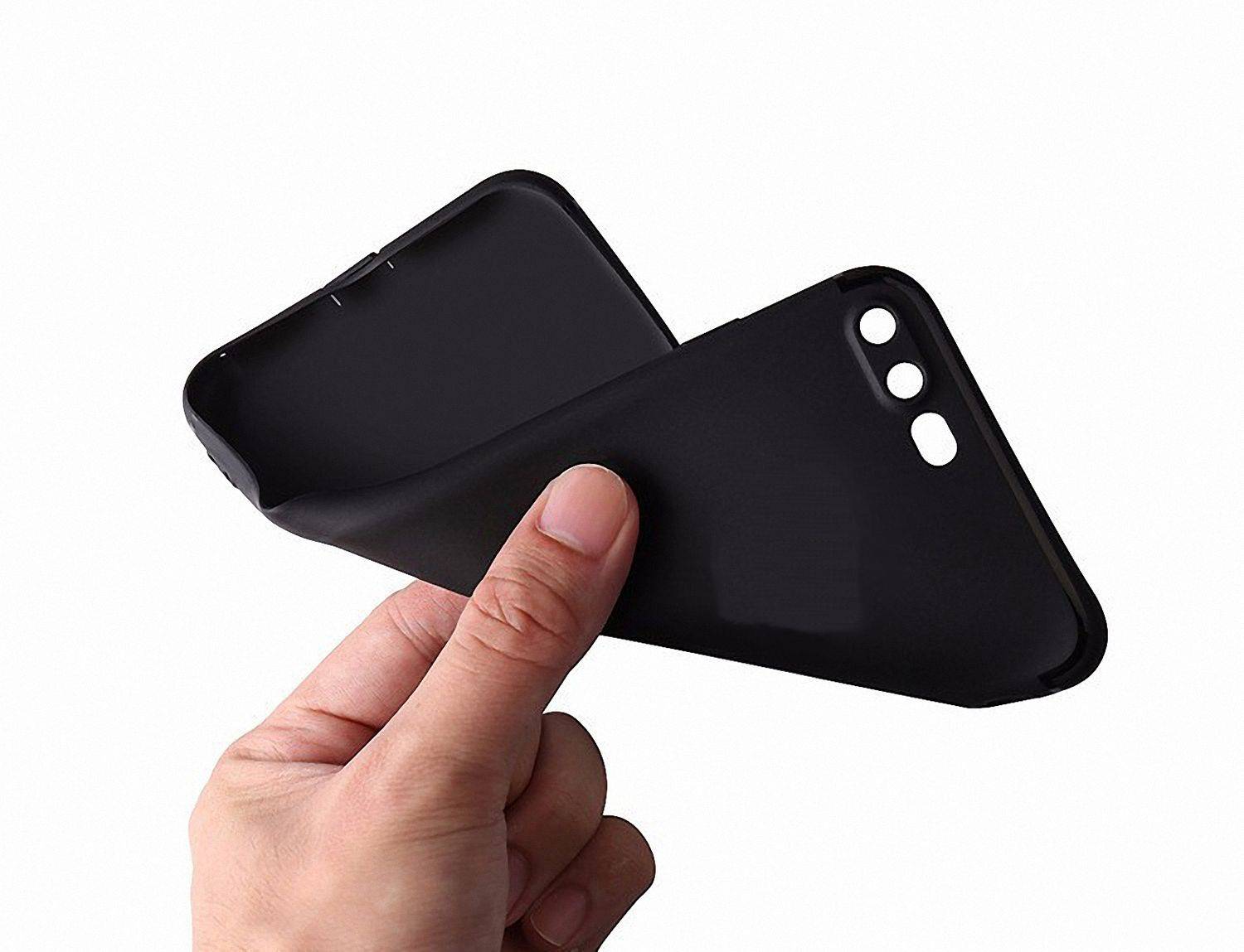 Apple iPhone XS Handyhülle Backcover Schwarz