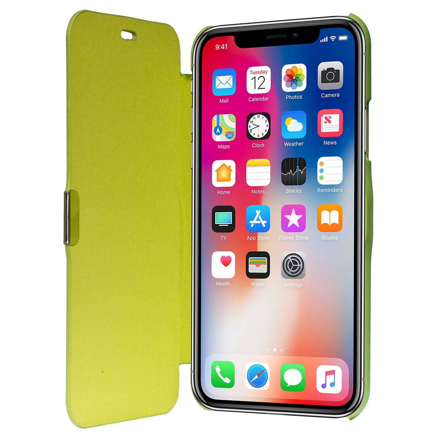 Apple iPhone XS Handyhülle Backcover Grün