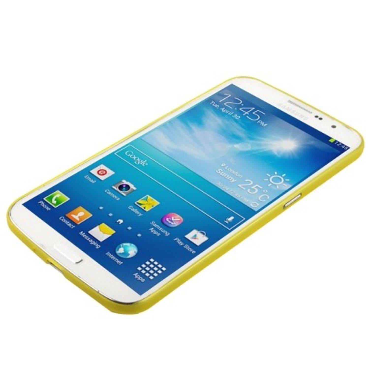 Samsung Galaxy Mega 6.3 i9200/i9205 Handyhülle Backcover Gelb