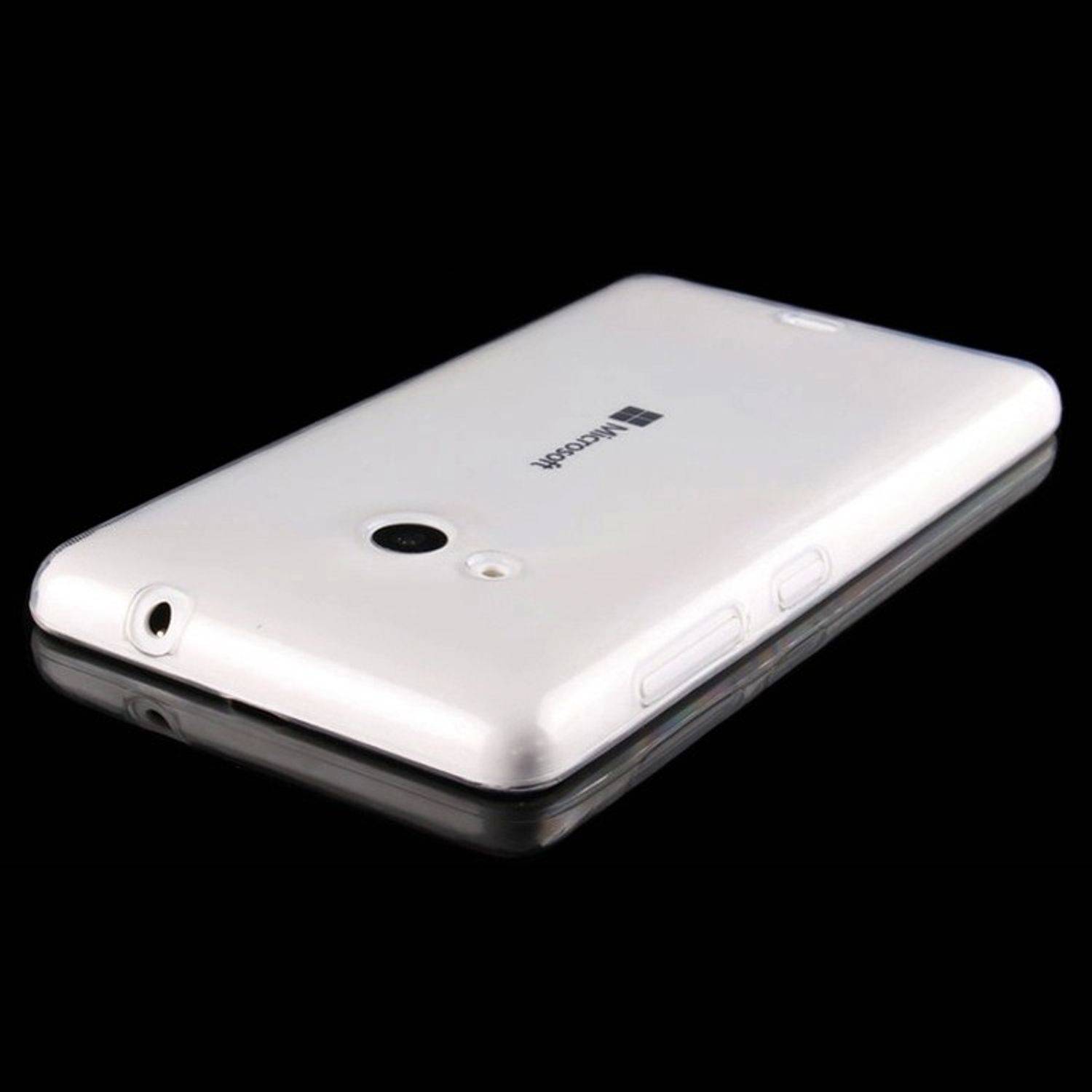 Microsoft Lumia 435 Handyhülle Ultra Dünn Bumper Backcover Transparent