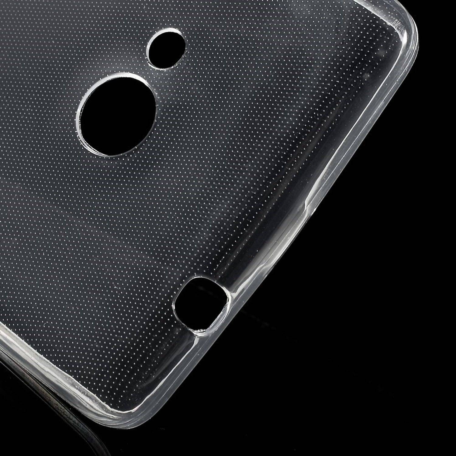 Microsoft Lumia 535 Handyhülle Ultra Dünn Bumper Backcover Transparent