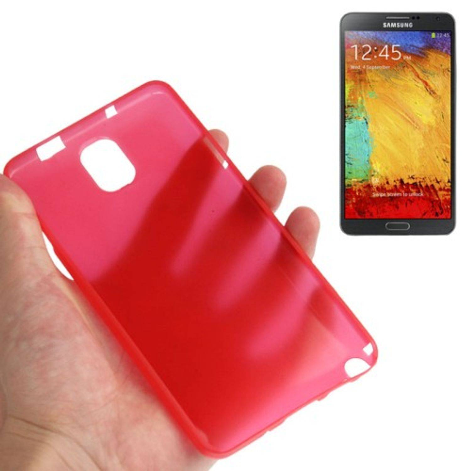 Samsung Galaxy Note 3 Handyhülle Backcover Rot