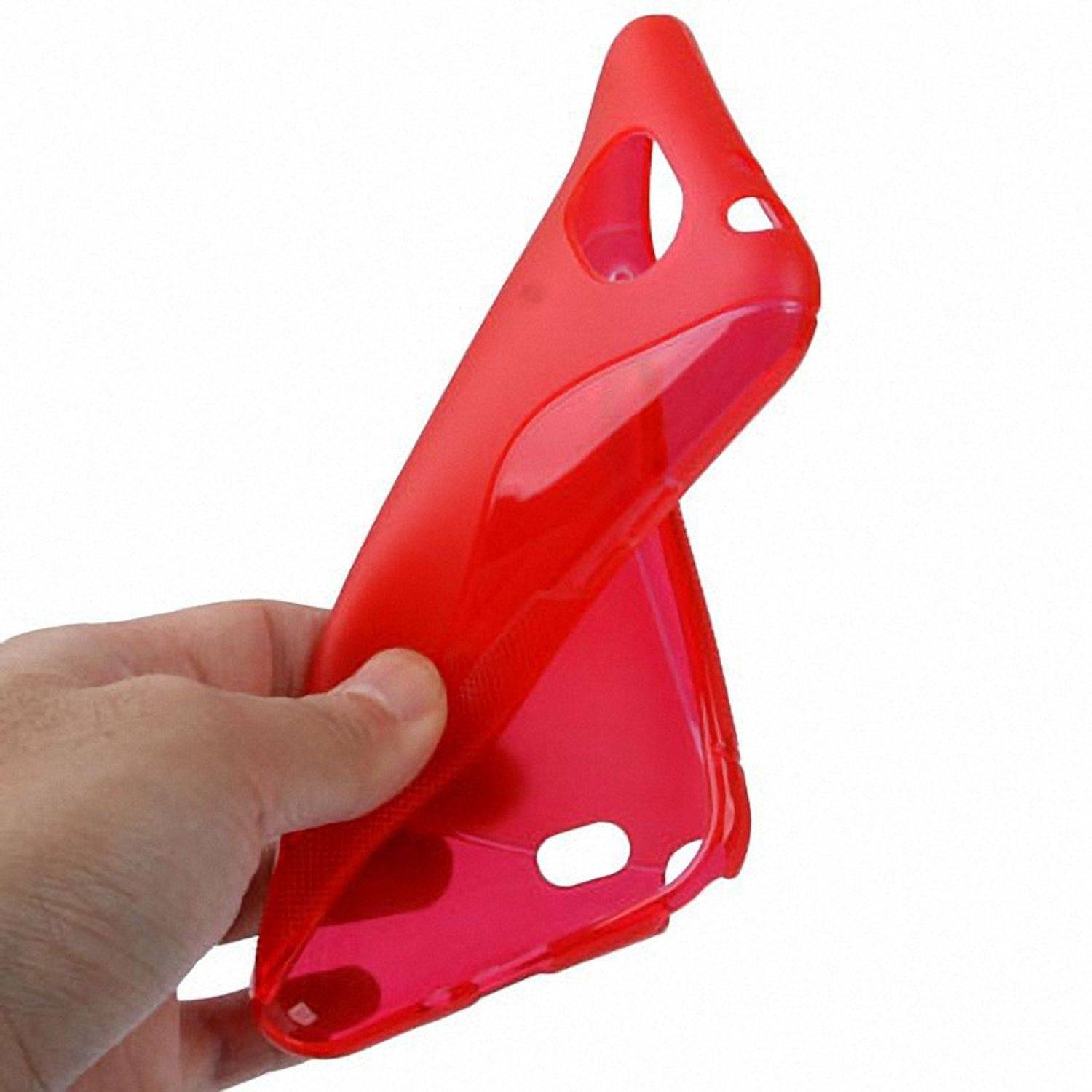 Samsung Galaxy Note 2 N7100 Handyhülle Backcover Rot