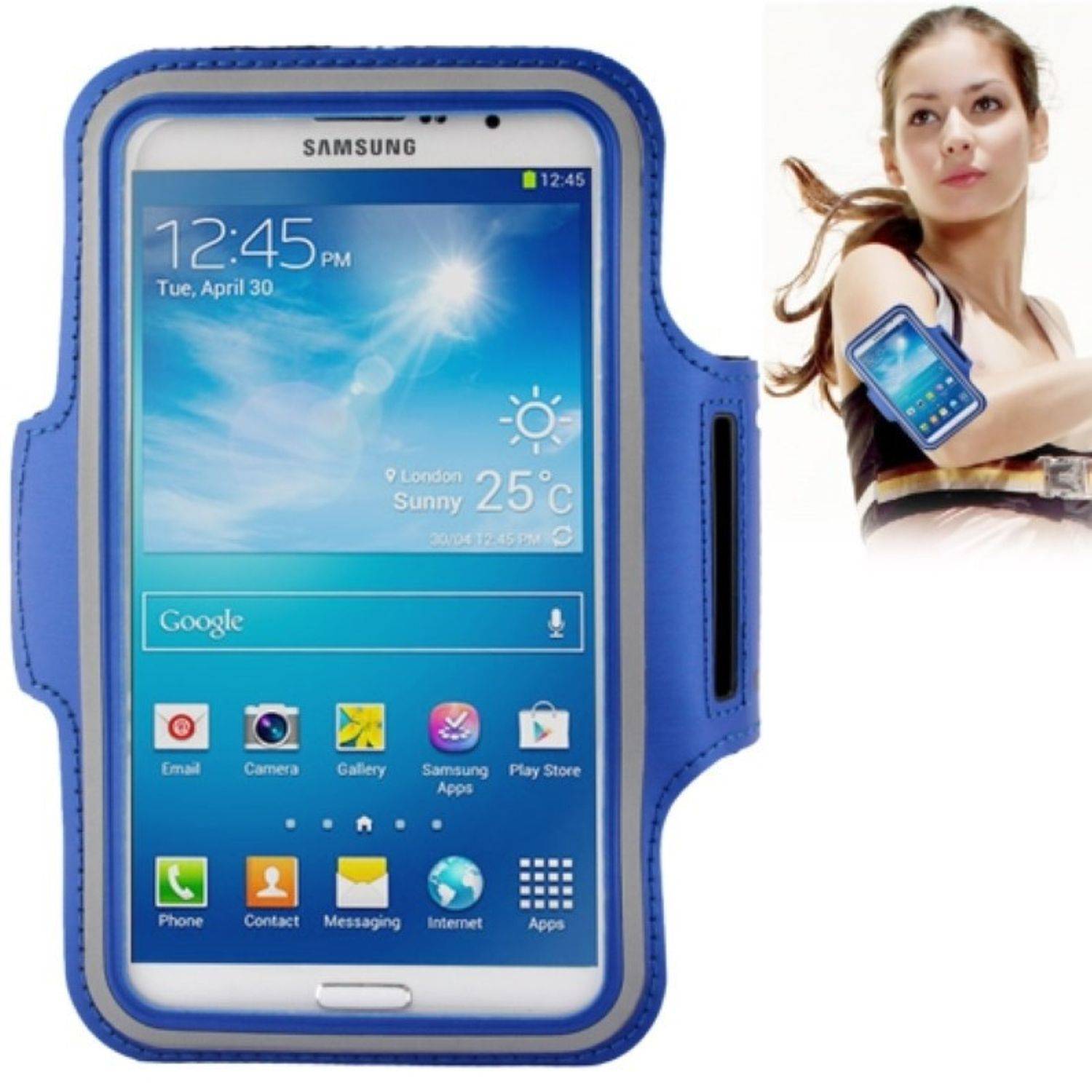 Samsung Galaxy Mega 6.3 i9200/i9205 Handyhülle Backcover Blau
