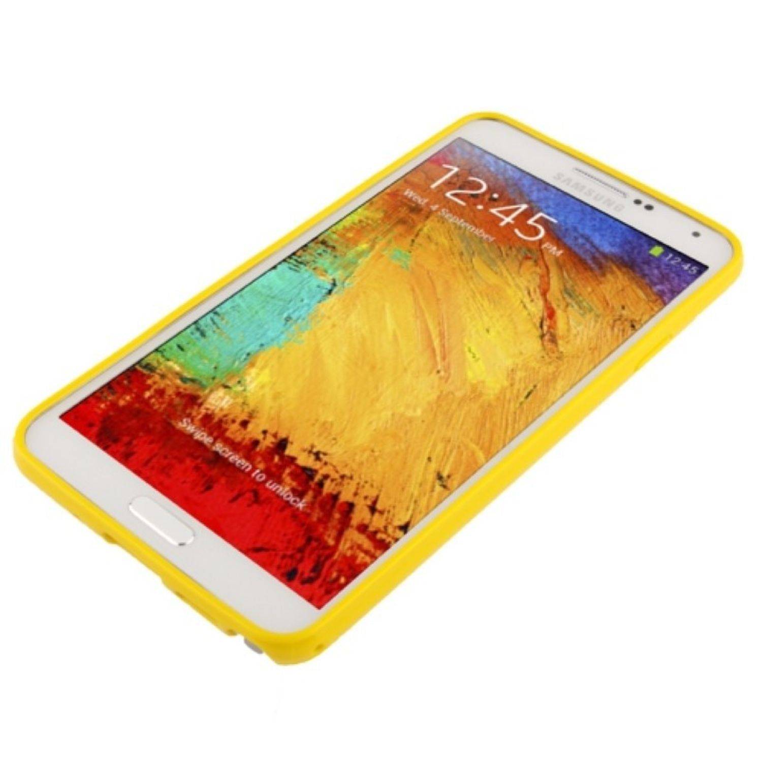 Samsung Galaxy Note 3 Handyhülle Backcover Gelb