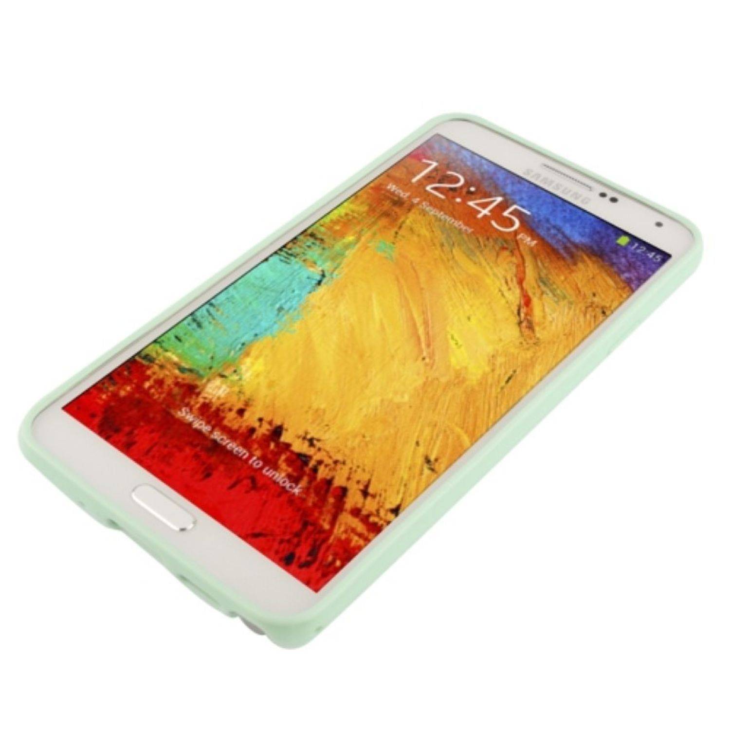 Samsung Galaxy Note 3 Handyhülle Backcover Grün