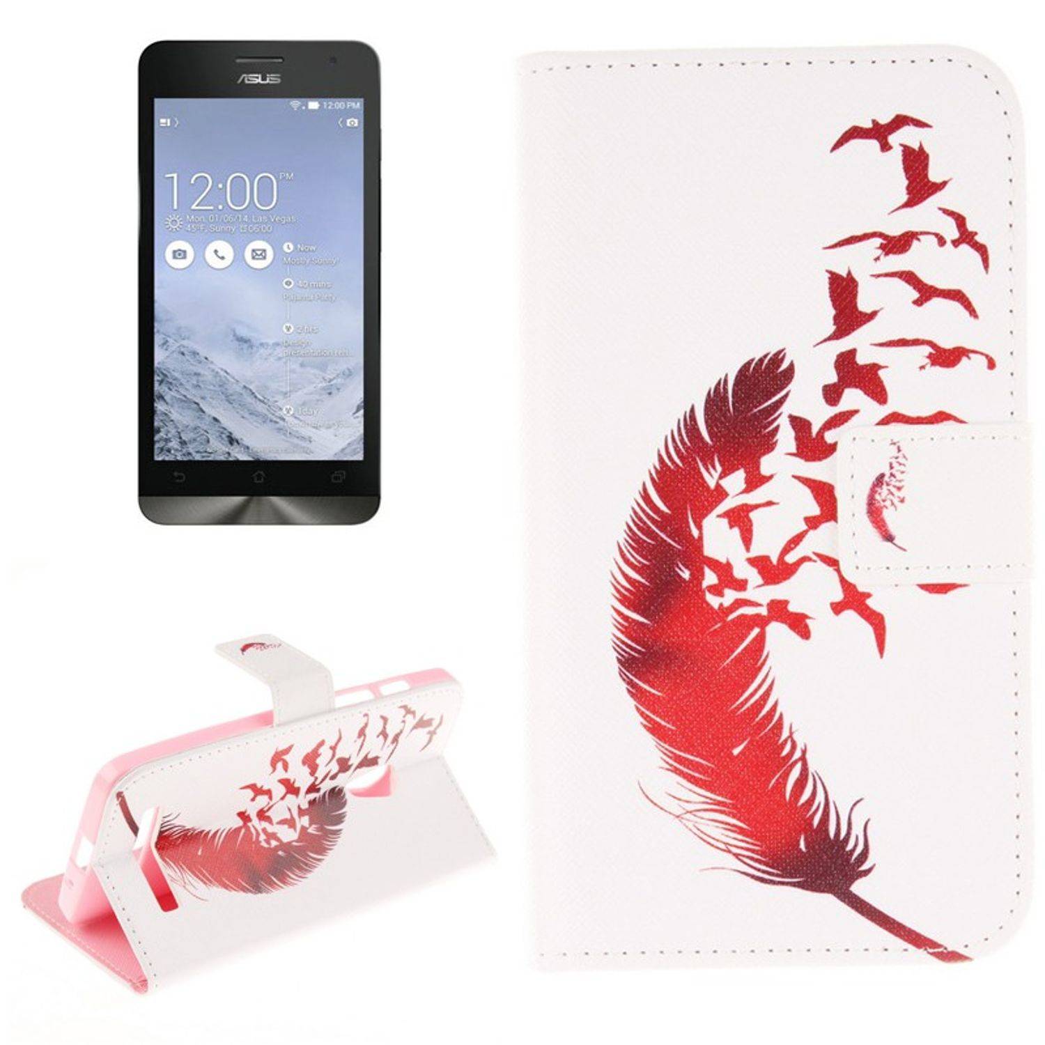 ASUS Zenfone 2 5,0 Zoll Handyhülle Backcover Mehrfarbig