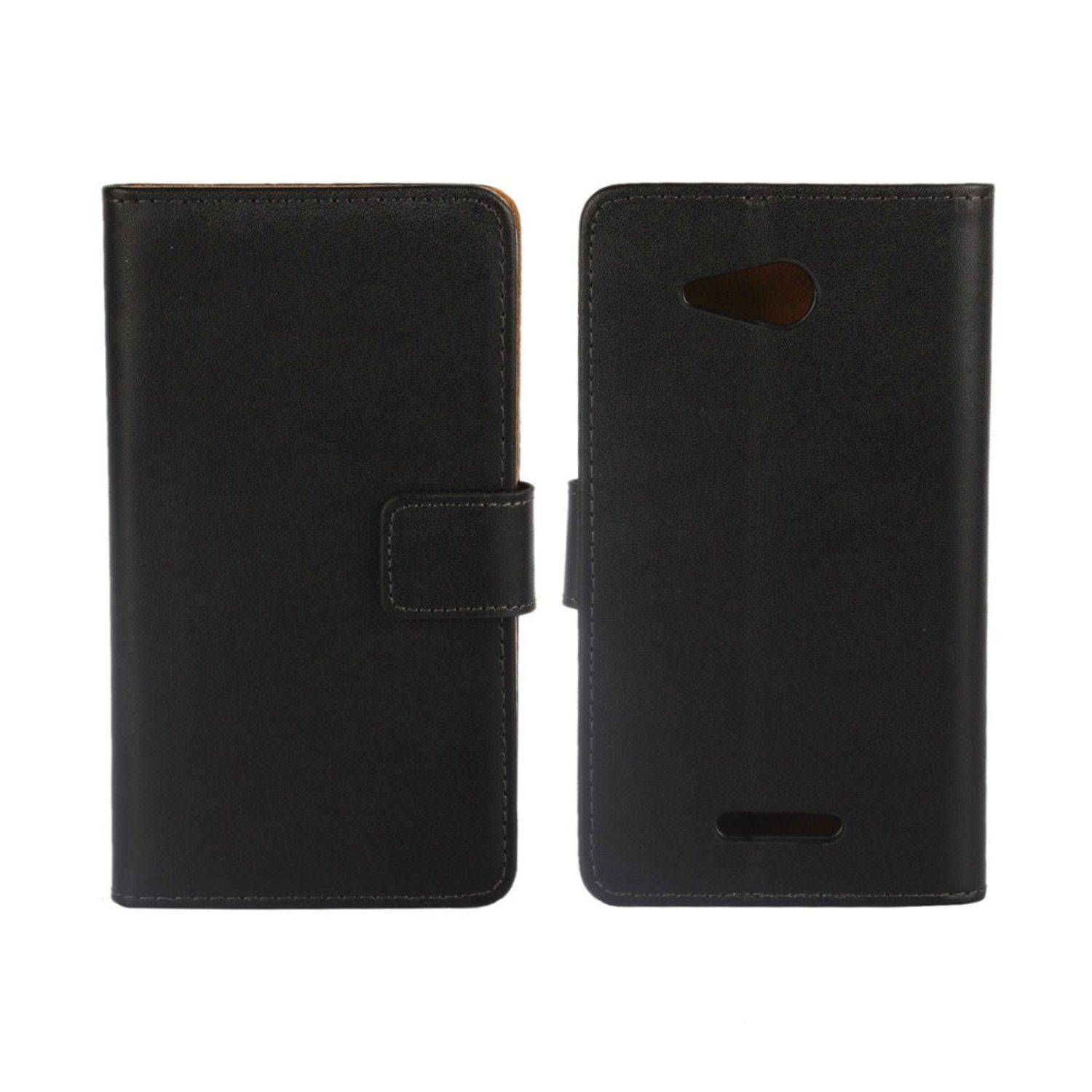 Sony Xperia E4G Handyhülle Backcover Schwarz