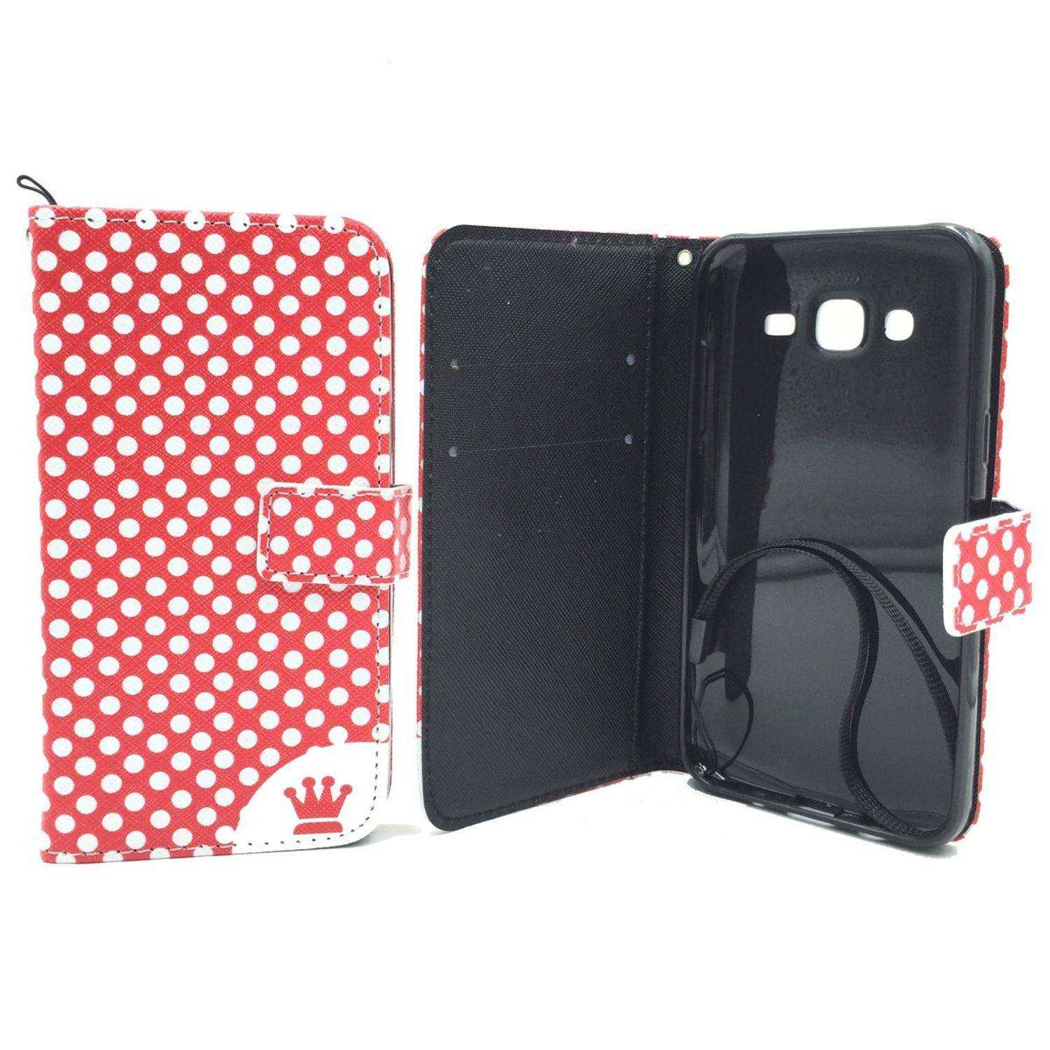 Samsung Galaxy J5 (2015) Handyhülle Bookcover Rot