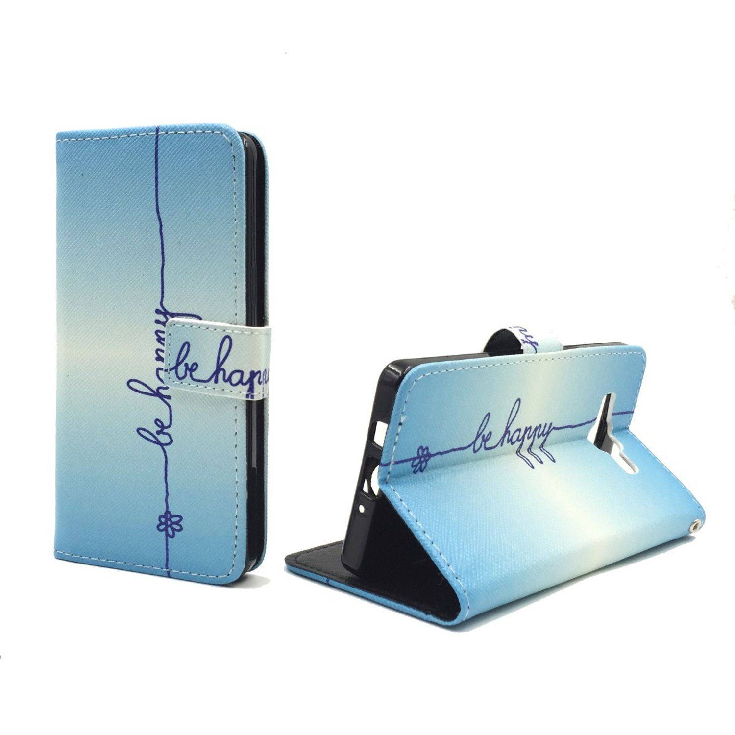Samsung Galaxy A5 (2015) Handyhülle Bookcover Blau