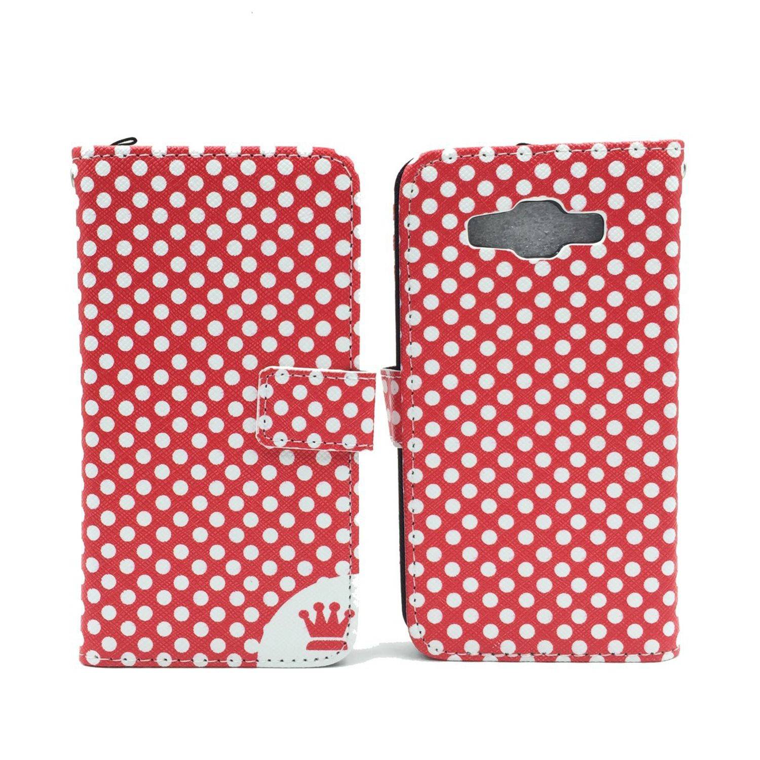 Samsung Galaxy A5 (2015) Handyhülle Bookcover Rot