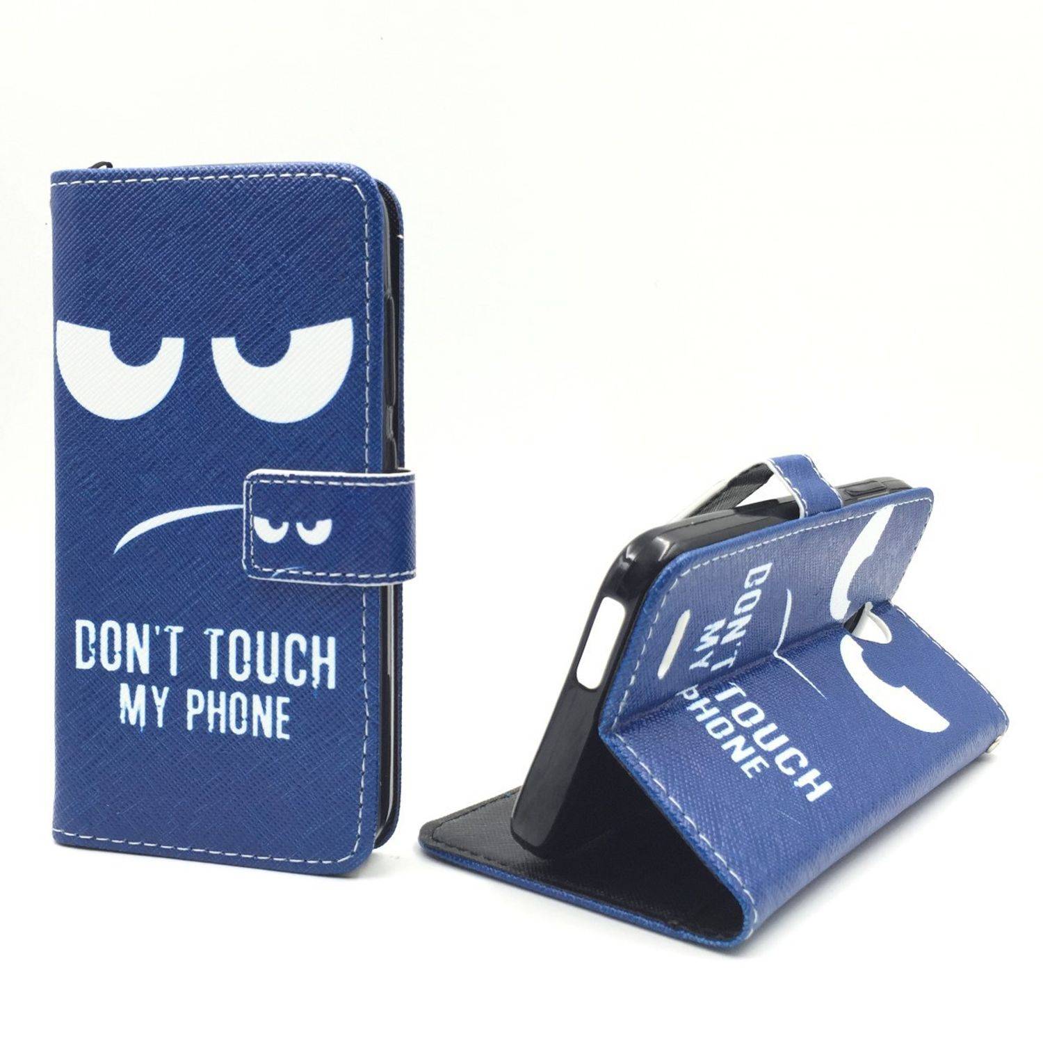 Vodafone Smart Prime 6 Handyhülle Bookcover Blau