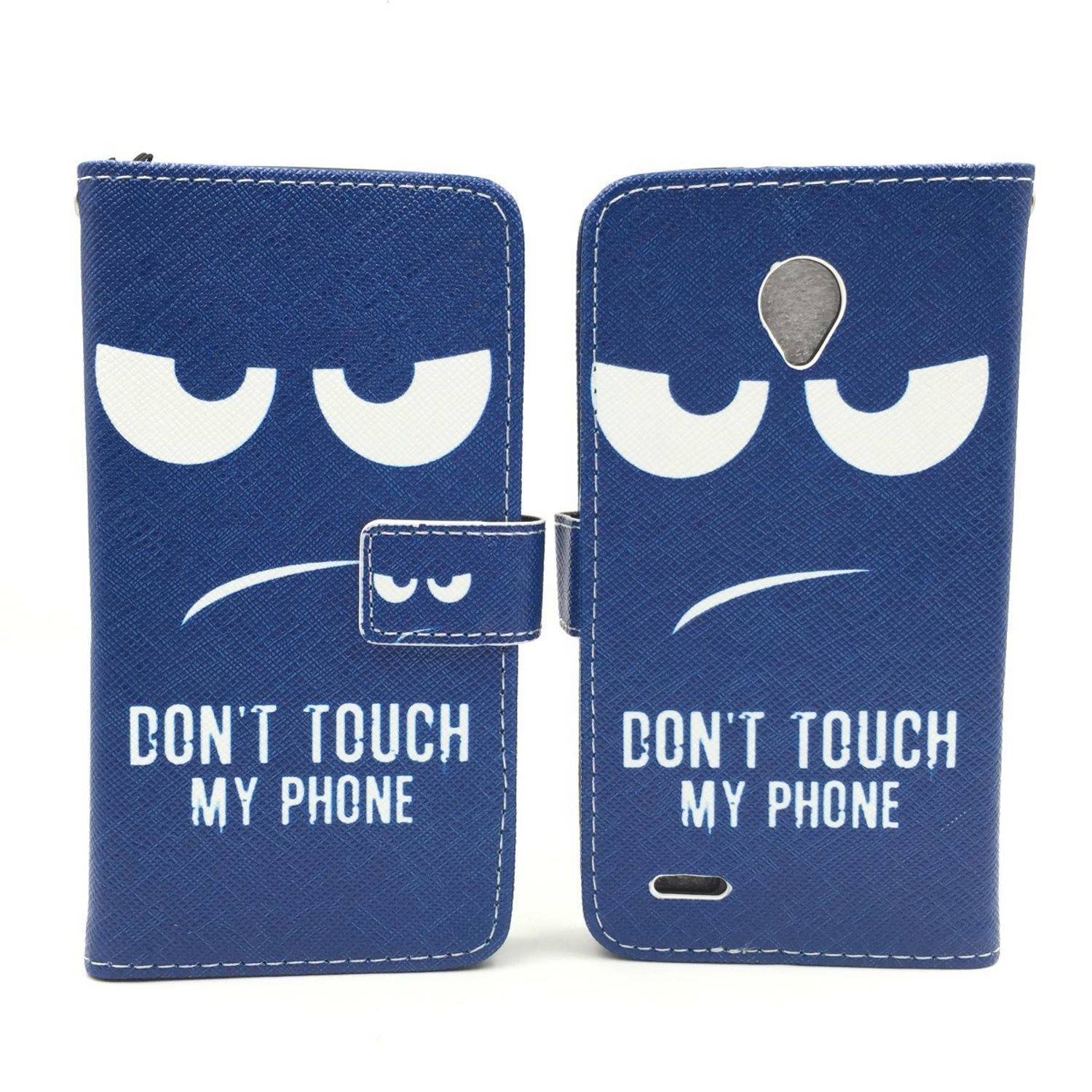 Vodafone Smart Prime 6 Handyhülle Bookcover Blau