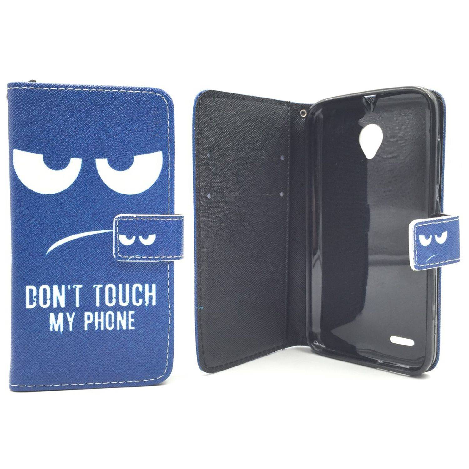 Vodafone Smart Prime 6 Handyhülle Bookcover Blau