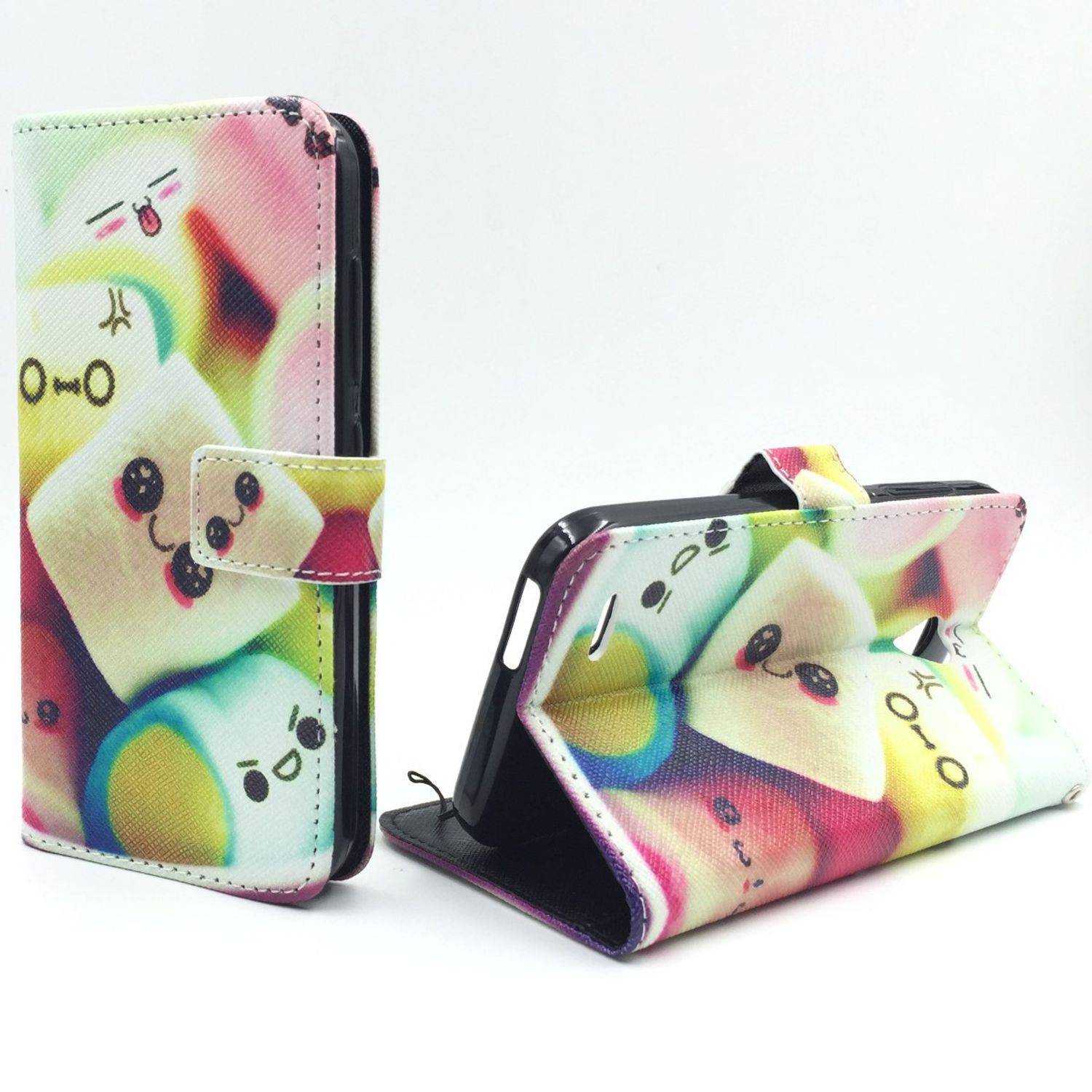 Vodafone Smart Prime 6 Handyhülle Bookcover Mehrfarbig