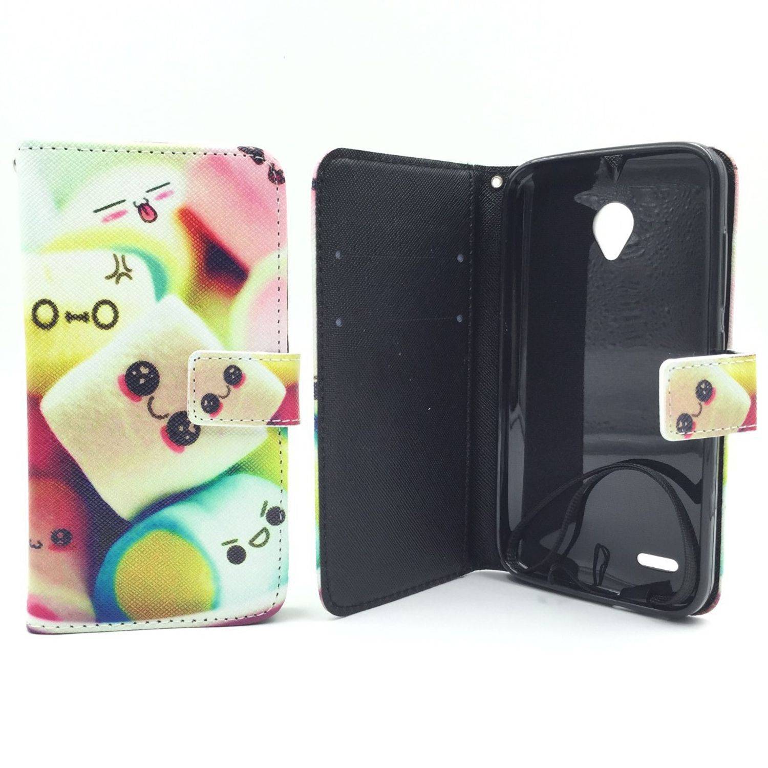 Vodafone Smart Prime 6 Handyhülle Bookcover Mehrfarbig