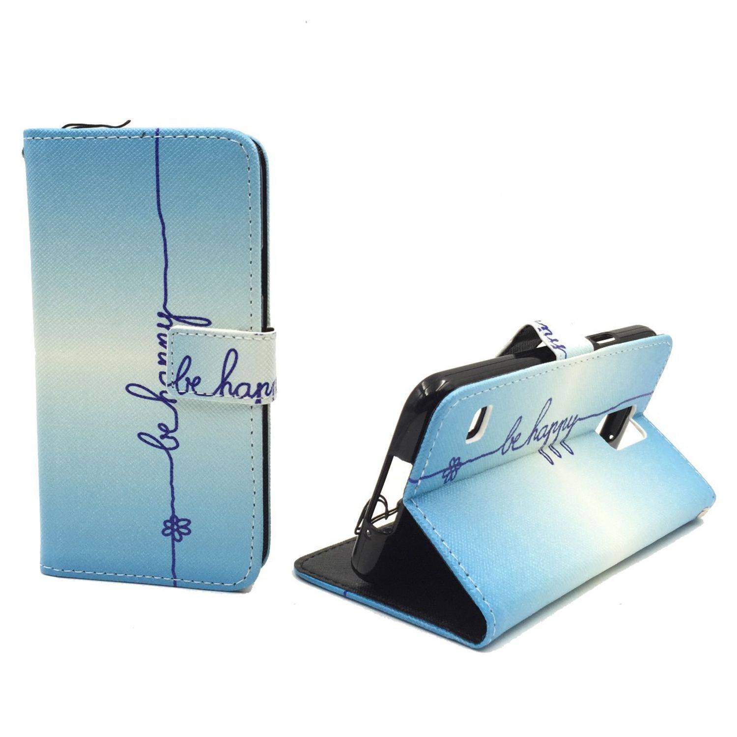 Samsung Galaxy S5 / S5 Neo Handyhülle Bookcover Blau