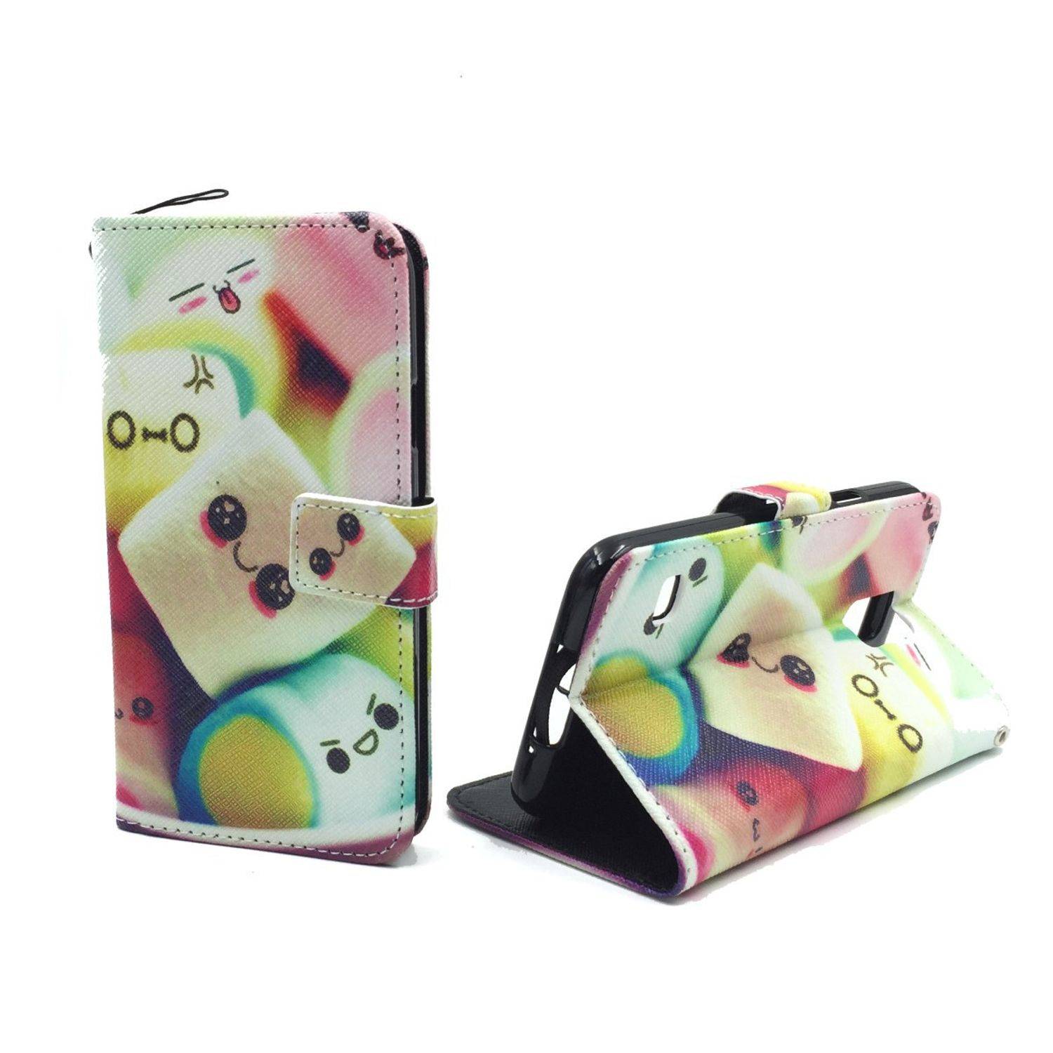 Samsung Galaxy S5 / S5 Neo Handyhülle Bookcover Mehrfarbig