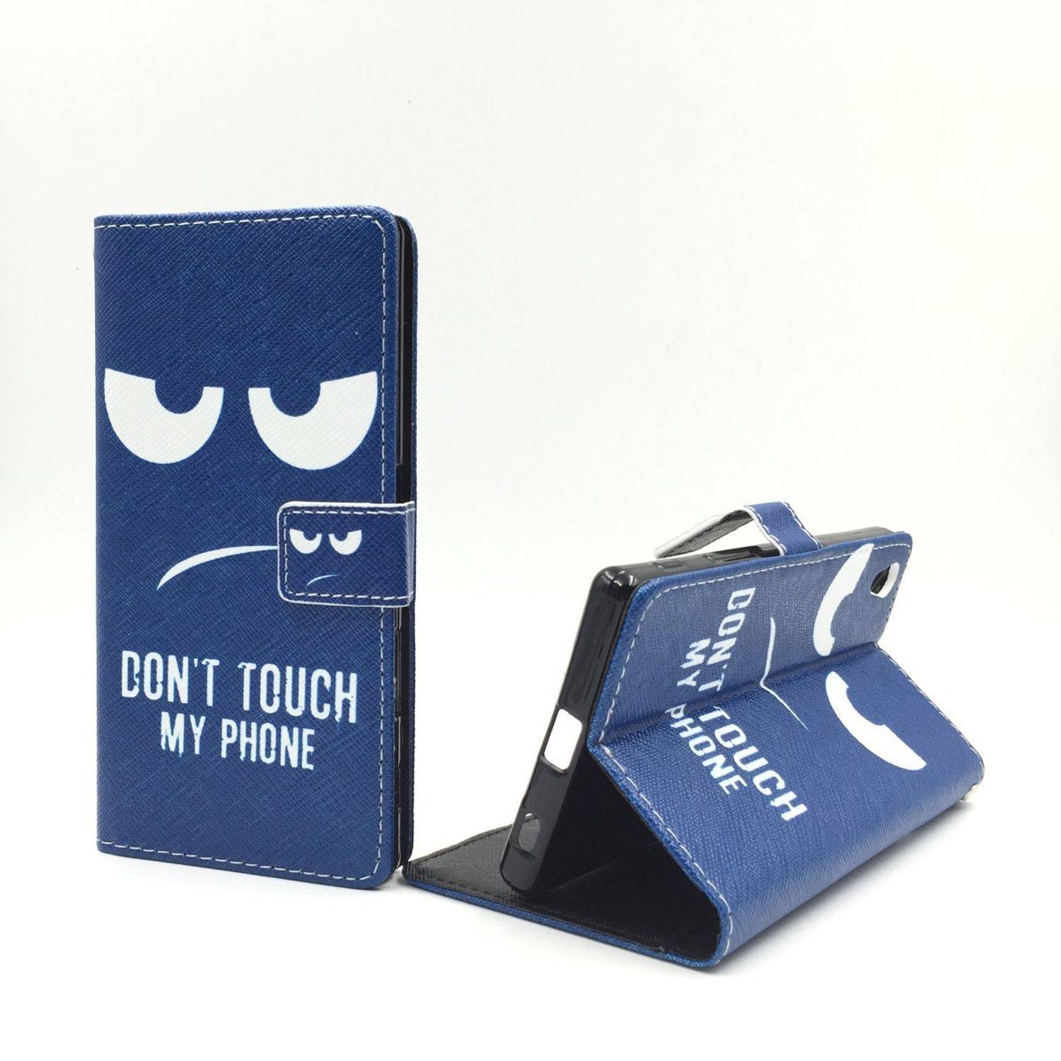 Sony Xperia Z5 Handyhülle Bookcover Blau