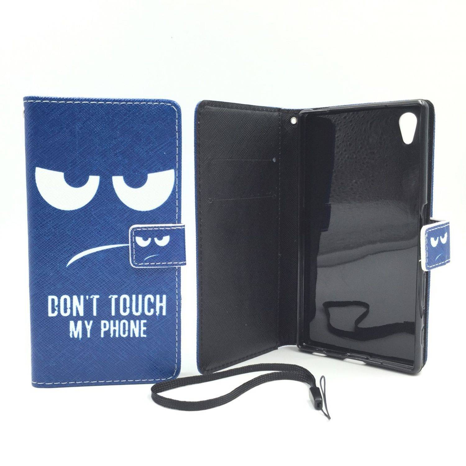 Sony Xperia Z5 Handyhülle Bookcover Blau