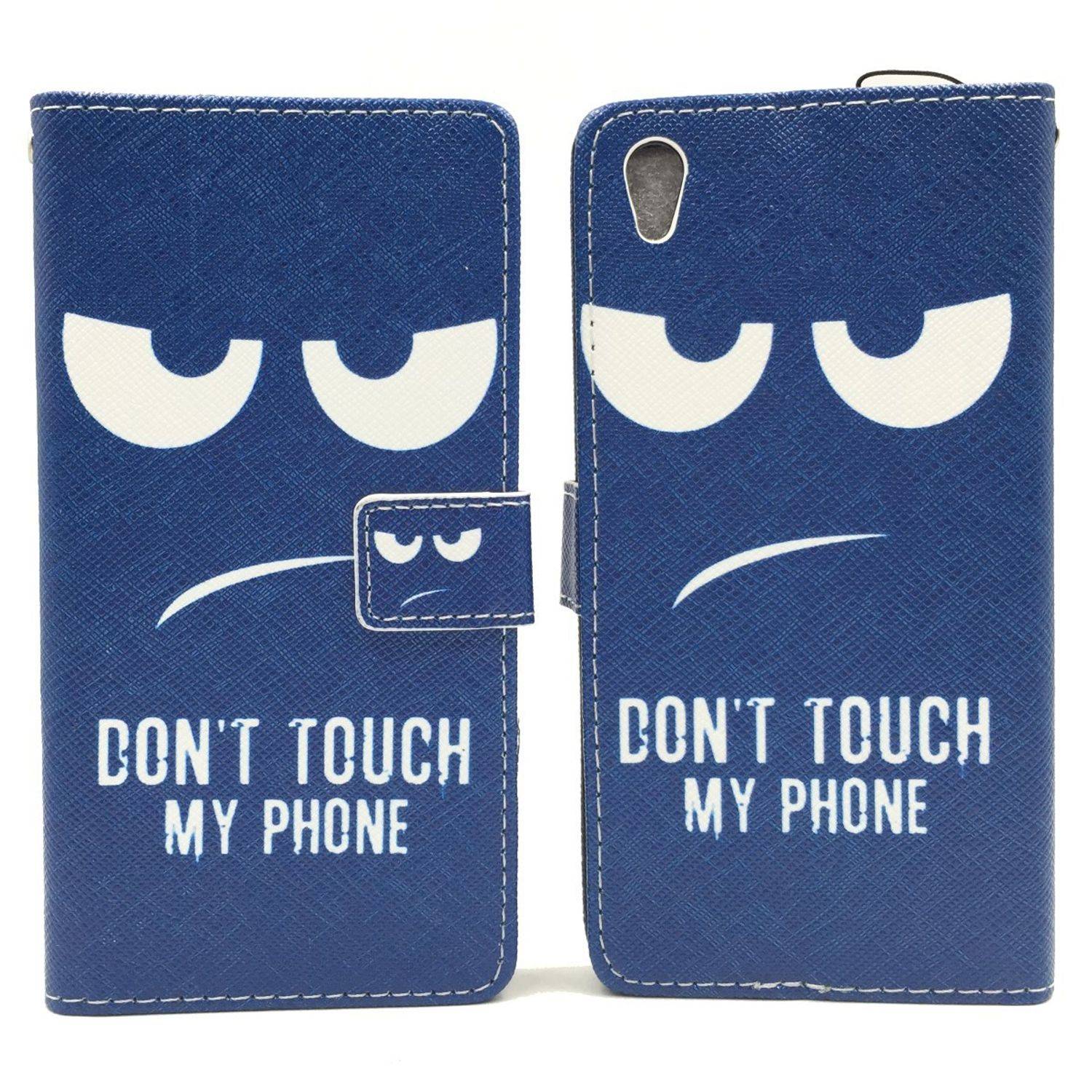 Sony Xperia Z5 Handyhülle Bookcover Blau