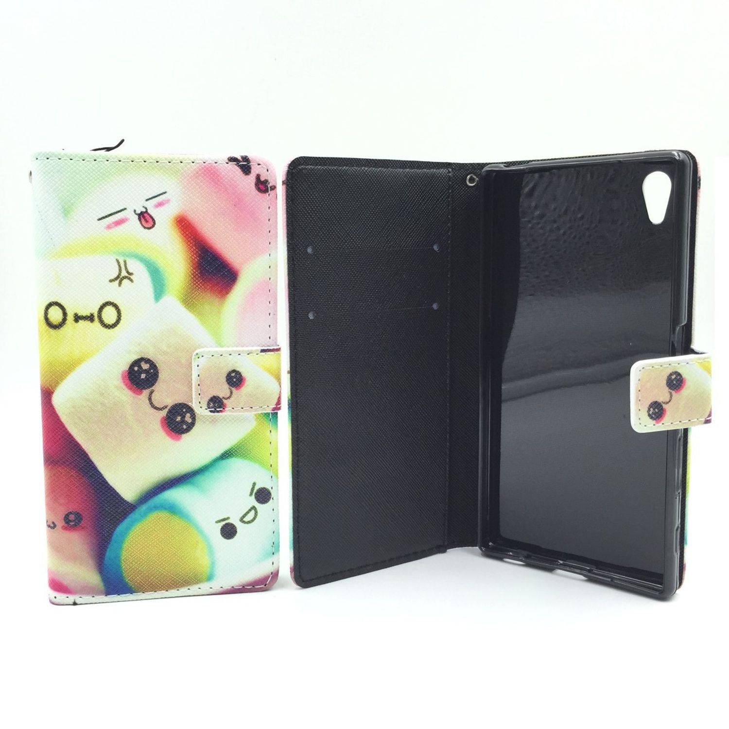 Sony Xperia Z5 Handyhülle Bookcover Mehrfarbig