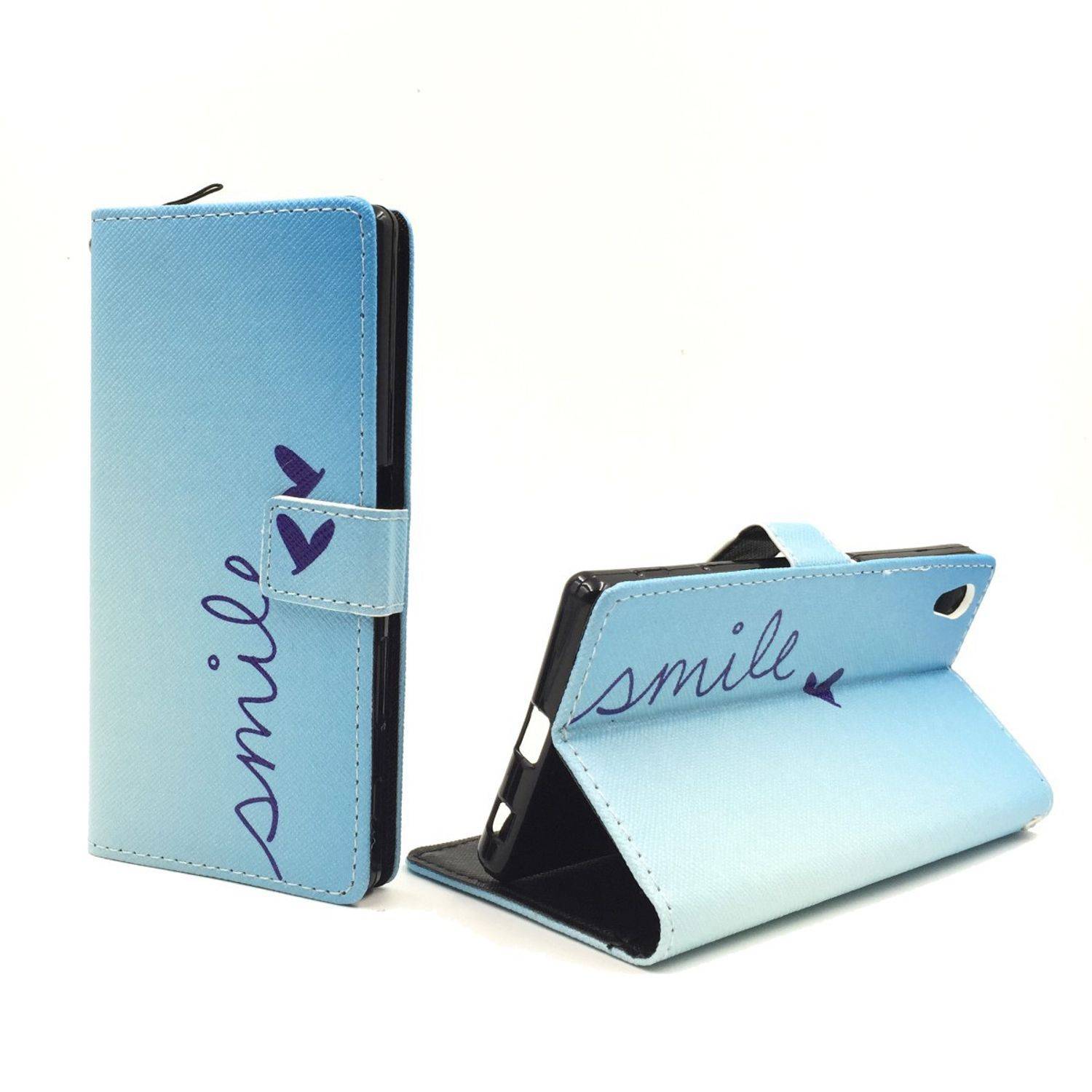 Sony Xperia Z5 Handyhülle Bookcover Blau