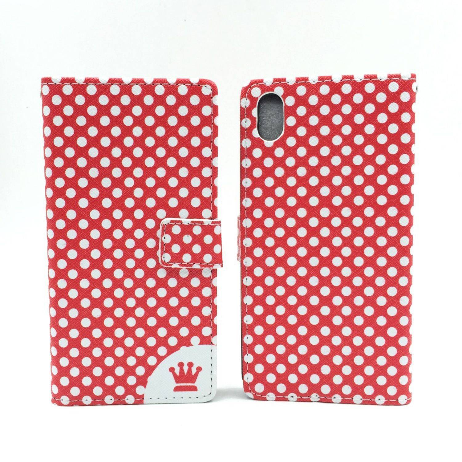 Sony Xperia M4 Aqua Handyhülle Bookcover Rot