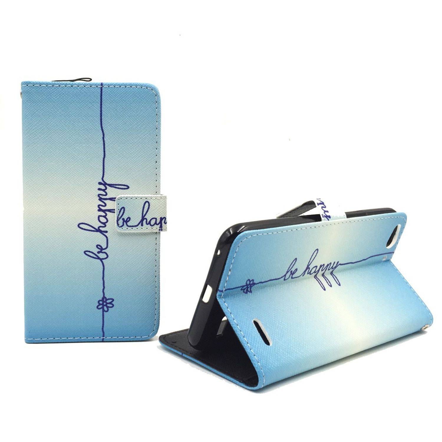 Vodafone Smart Ultra 6 Handyhülle Bookcover Blau