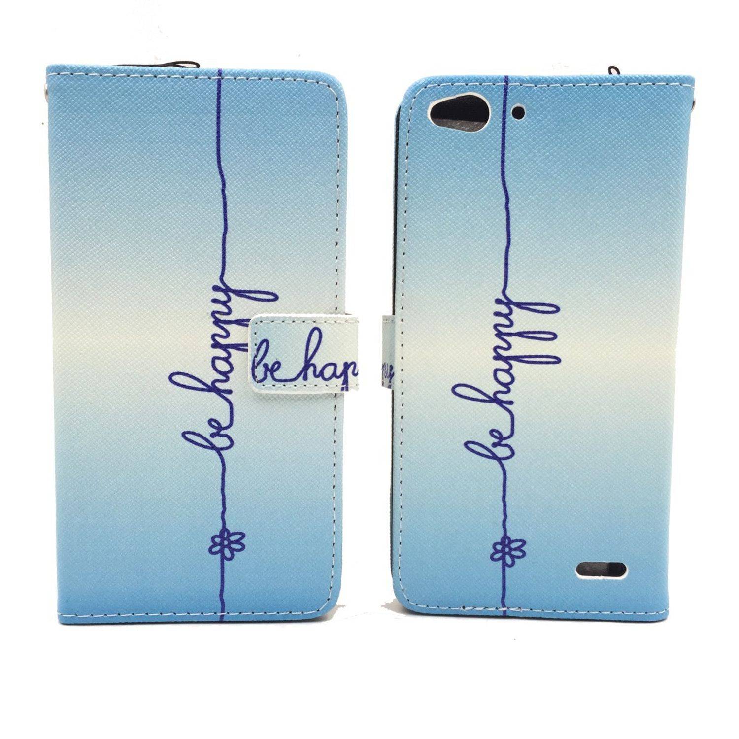 Vodafone Smart Ultra 6 Handyhülle Bookcover Blau