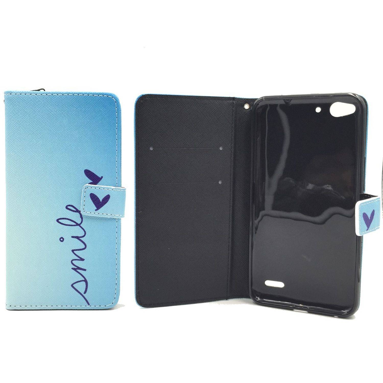 Vodafone Smart Ultra 6 Handyhülle Bookcover Blau