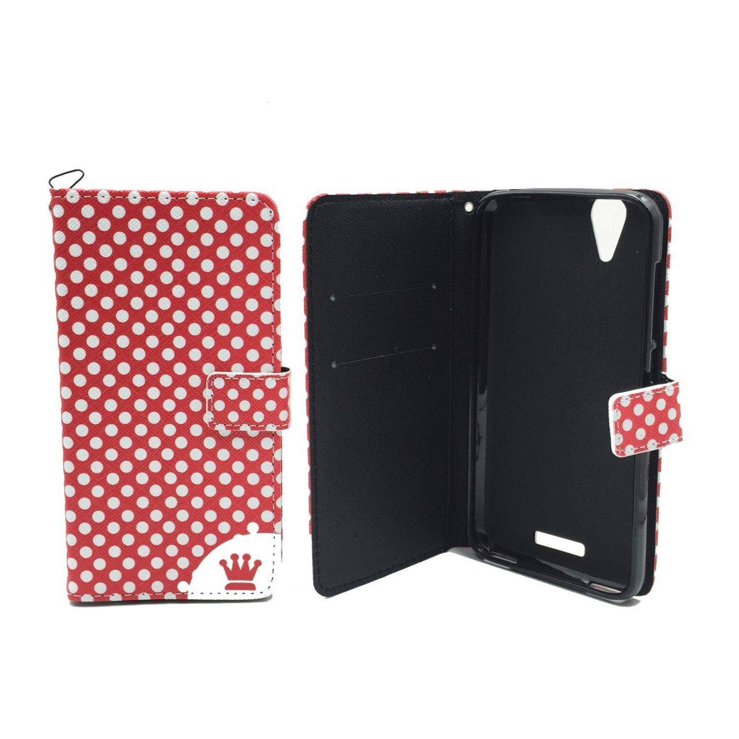 Acer Liquid Z630 Handyhülle Bookcover Rot