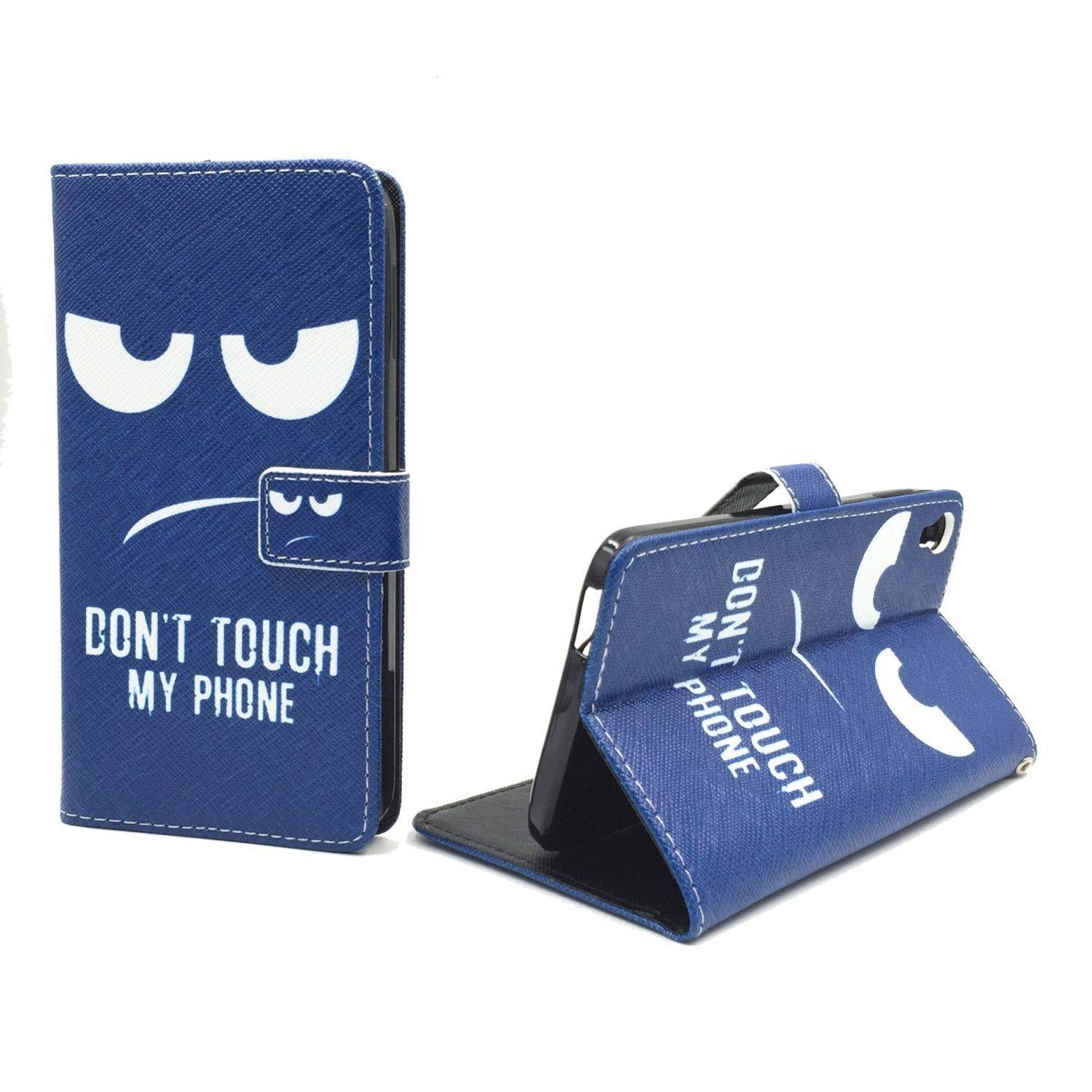 Alcatel Idol 3 5,5 Zoll Handyhülle Bookcover Blau