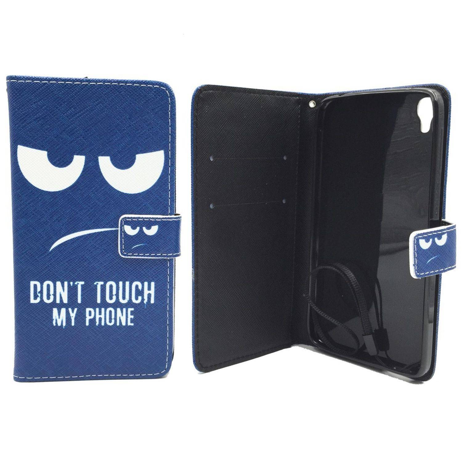 Alcatel Idol 3 5,5 Zoll Handyhülle Bookcover Blau