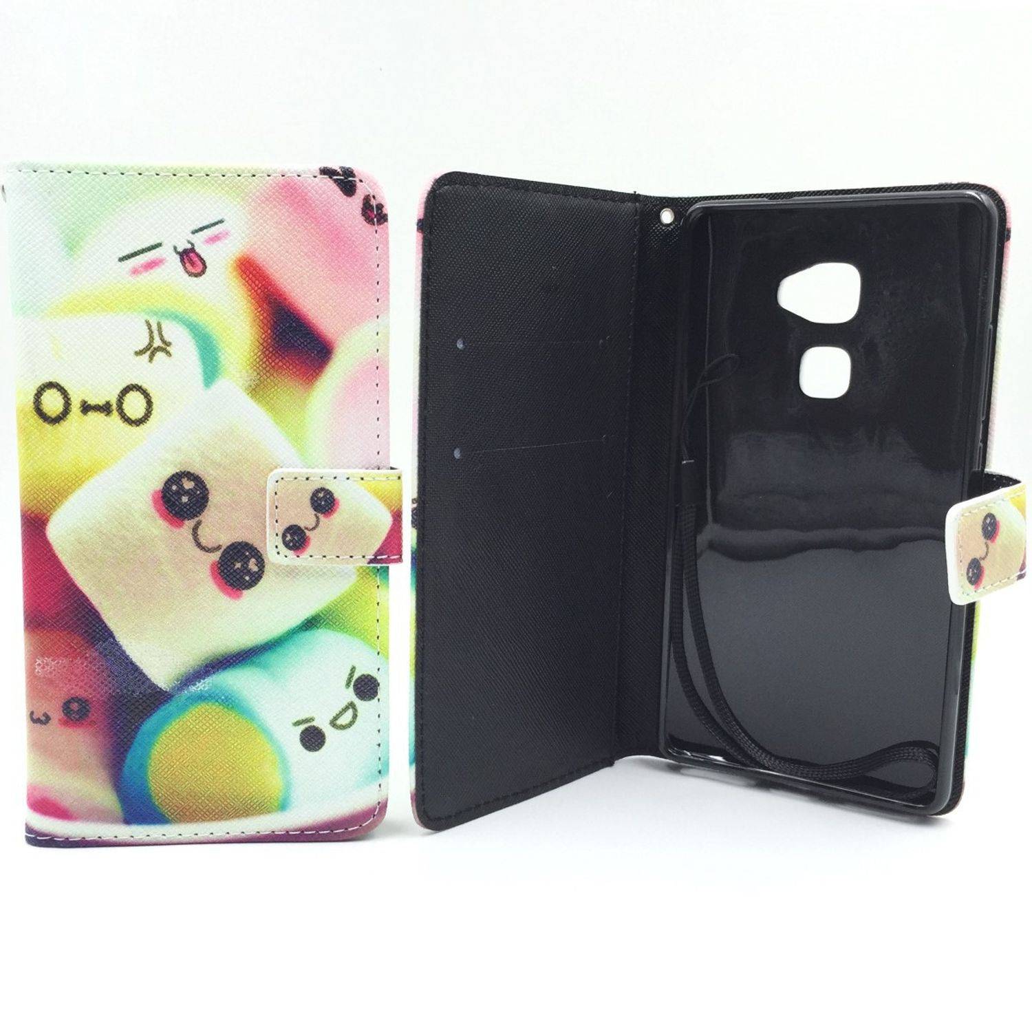 Huawei Mate S Handyhülle Bookcover Mehrfarbig