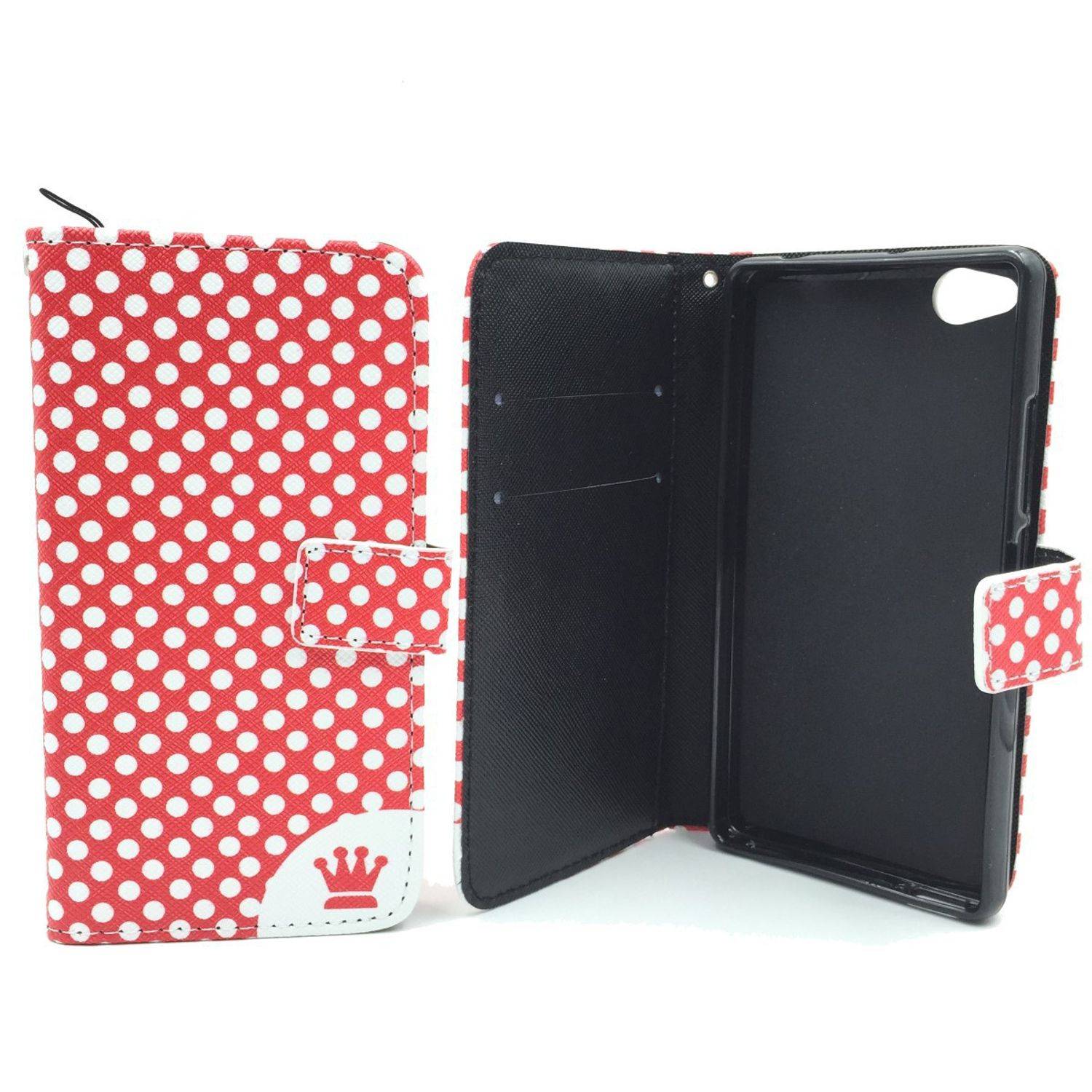 ZTE Nubia Z9 Mini Handyhülle Bookcover Rot