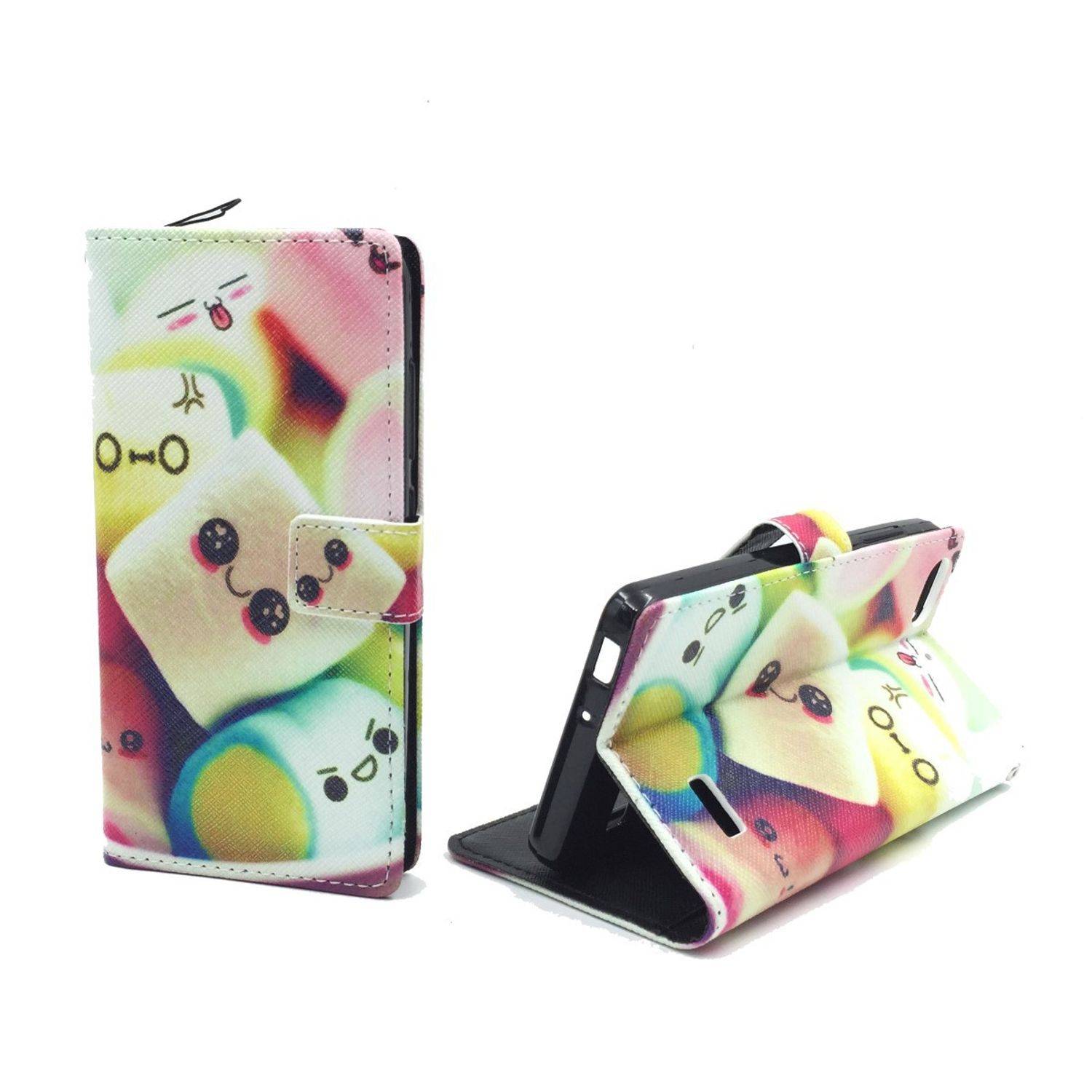 Huawei G Play Mini / Honor 4C Handyhülle Bookcover Mehrfarbig