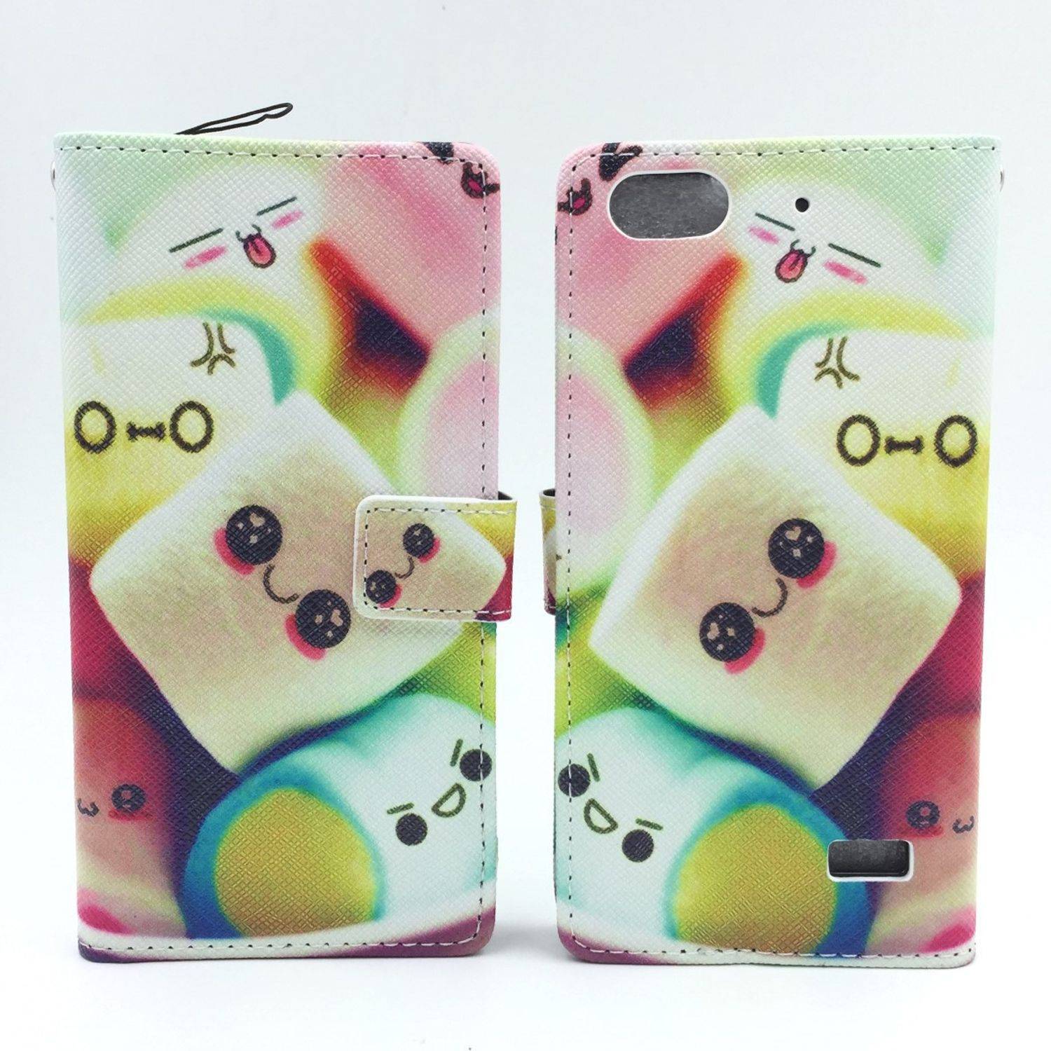 Huawei G Play Mini / Honor 4C Handyhülle Bookcover Mehrfarbig