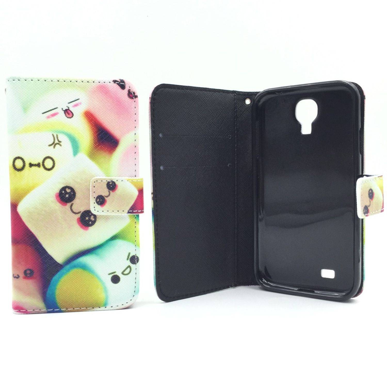 Samsung Galaxy S4 Handyhülle Bookcover Mehrfarbig
