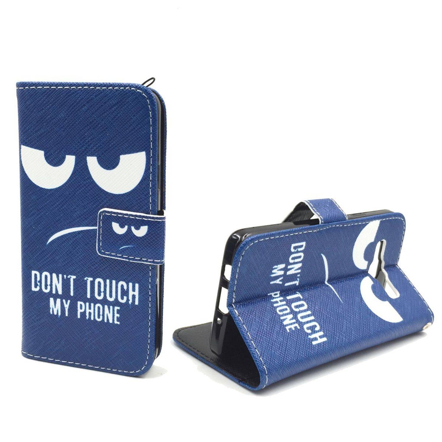 Samsung Galaxy A3 (2015) Handyhülle Bookcover Blau