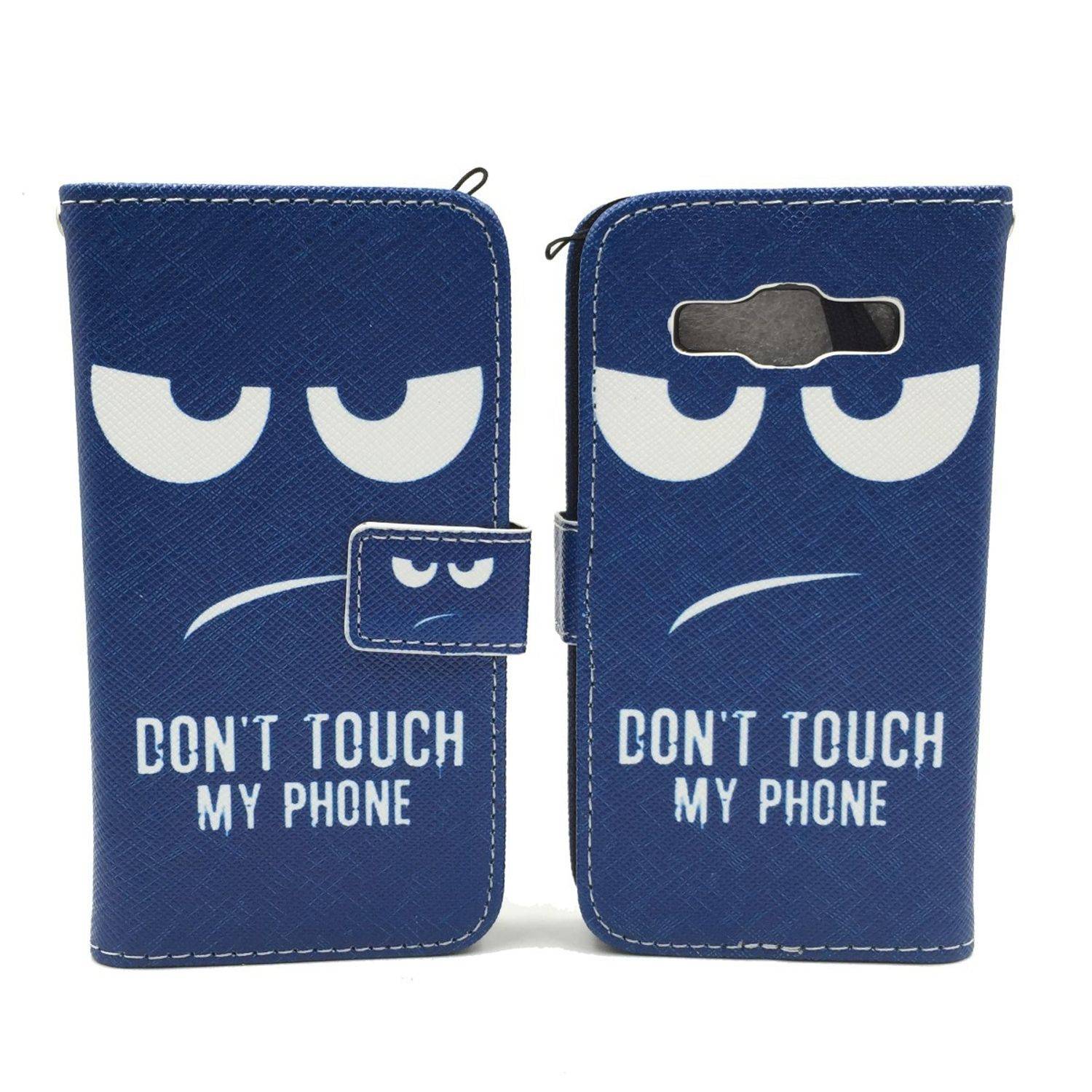 Samsung Galaxy A3 (2015) Handyhülle Bookcover Blau