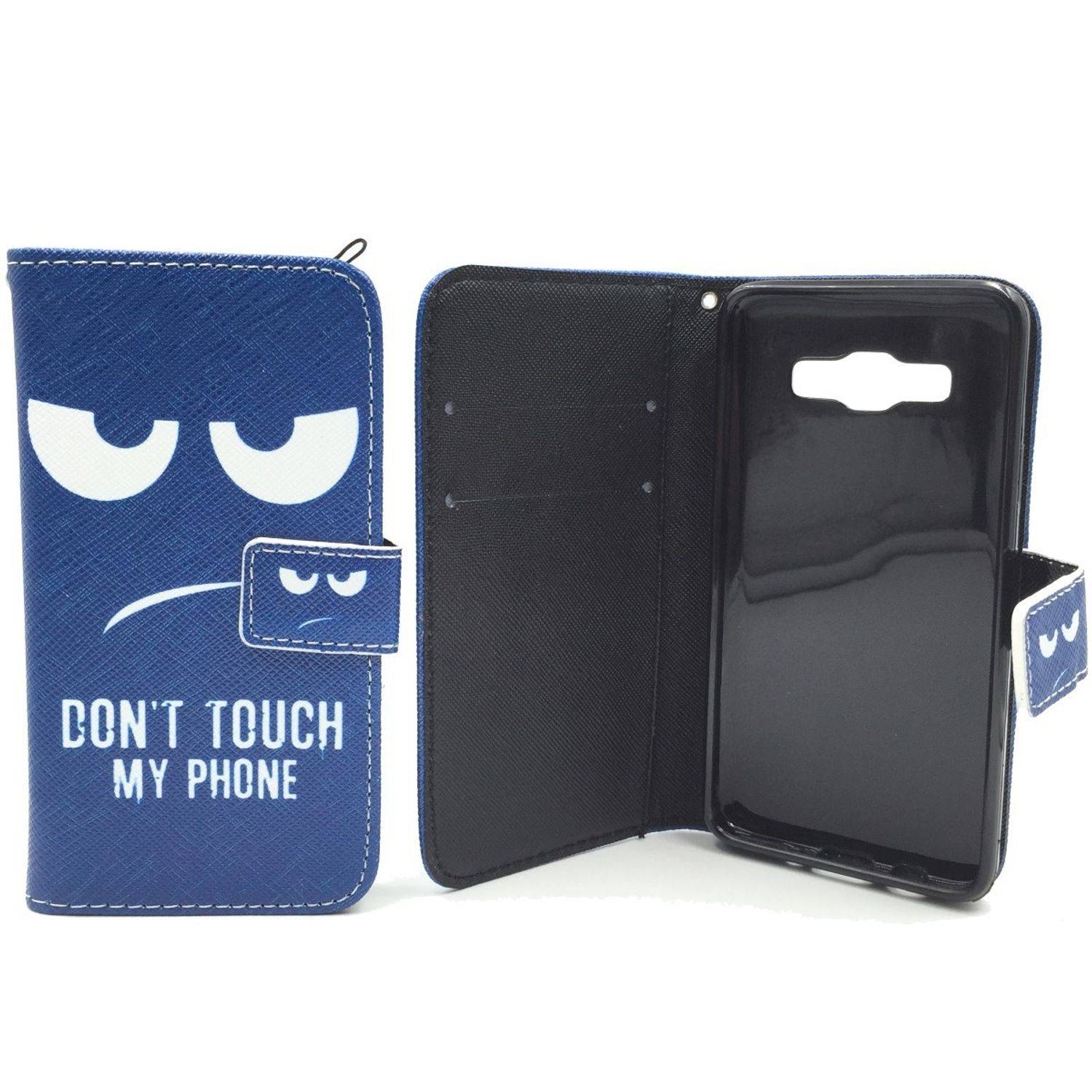 Samsung Galaxy A3 (2015) Handyhülle Bookcover Blau